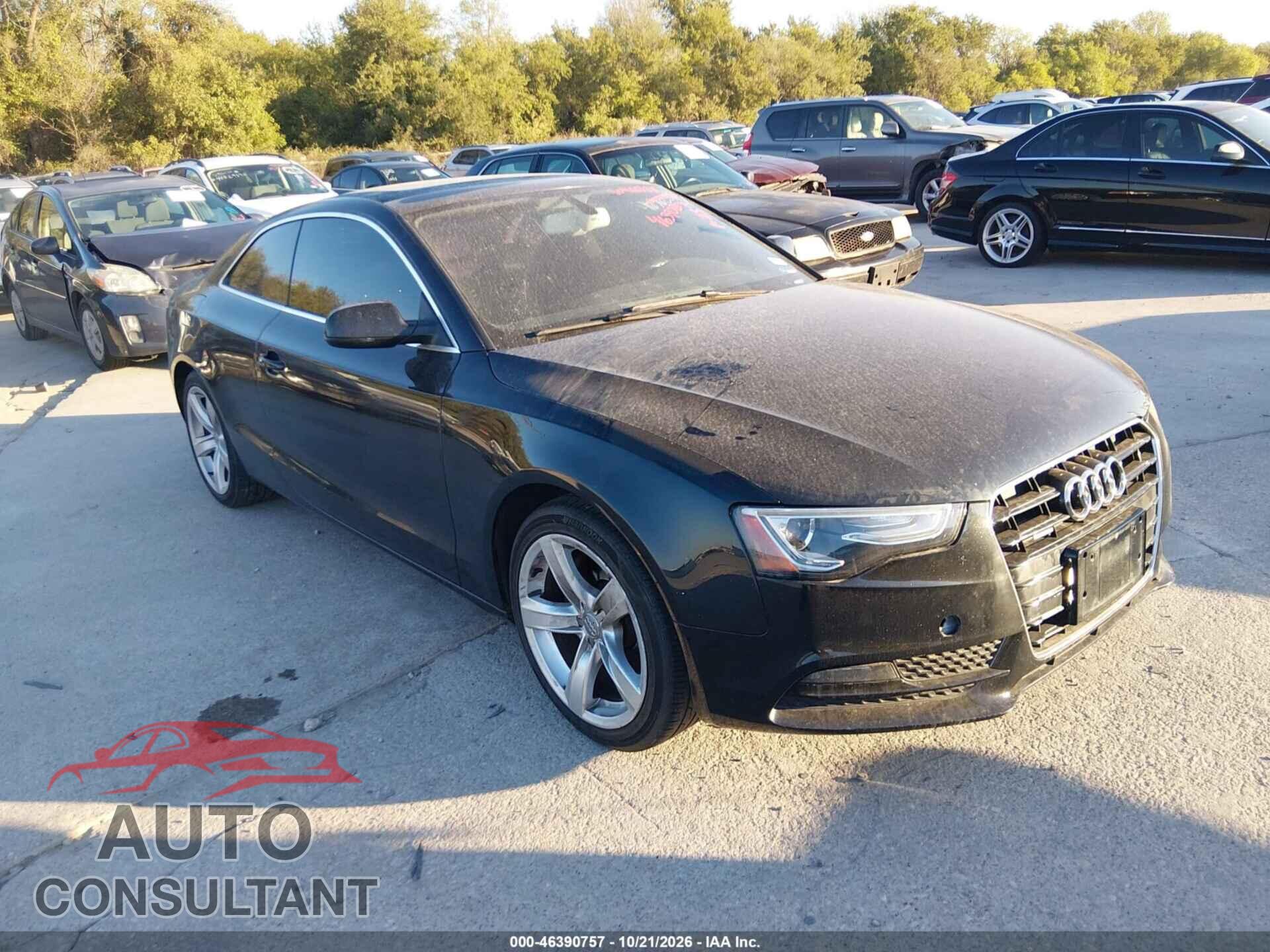 AUDI A5 2013 - WAULFAFR7DA078621