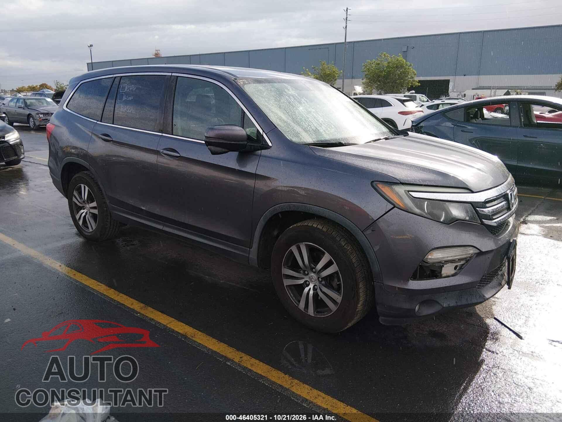 HONDA PILOT 2017 - 5FNYF5H50HB020180