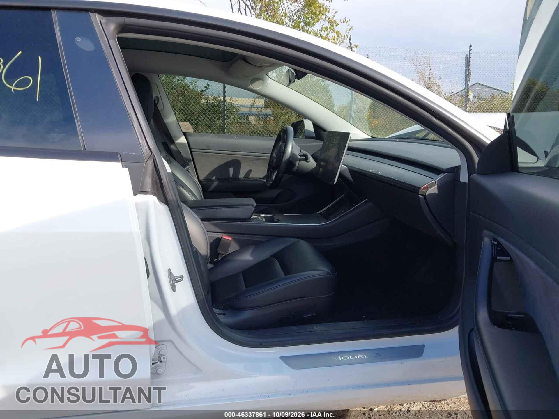 TESLA MODEL 3 2018 - 5YJ3E1EB4JF089069