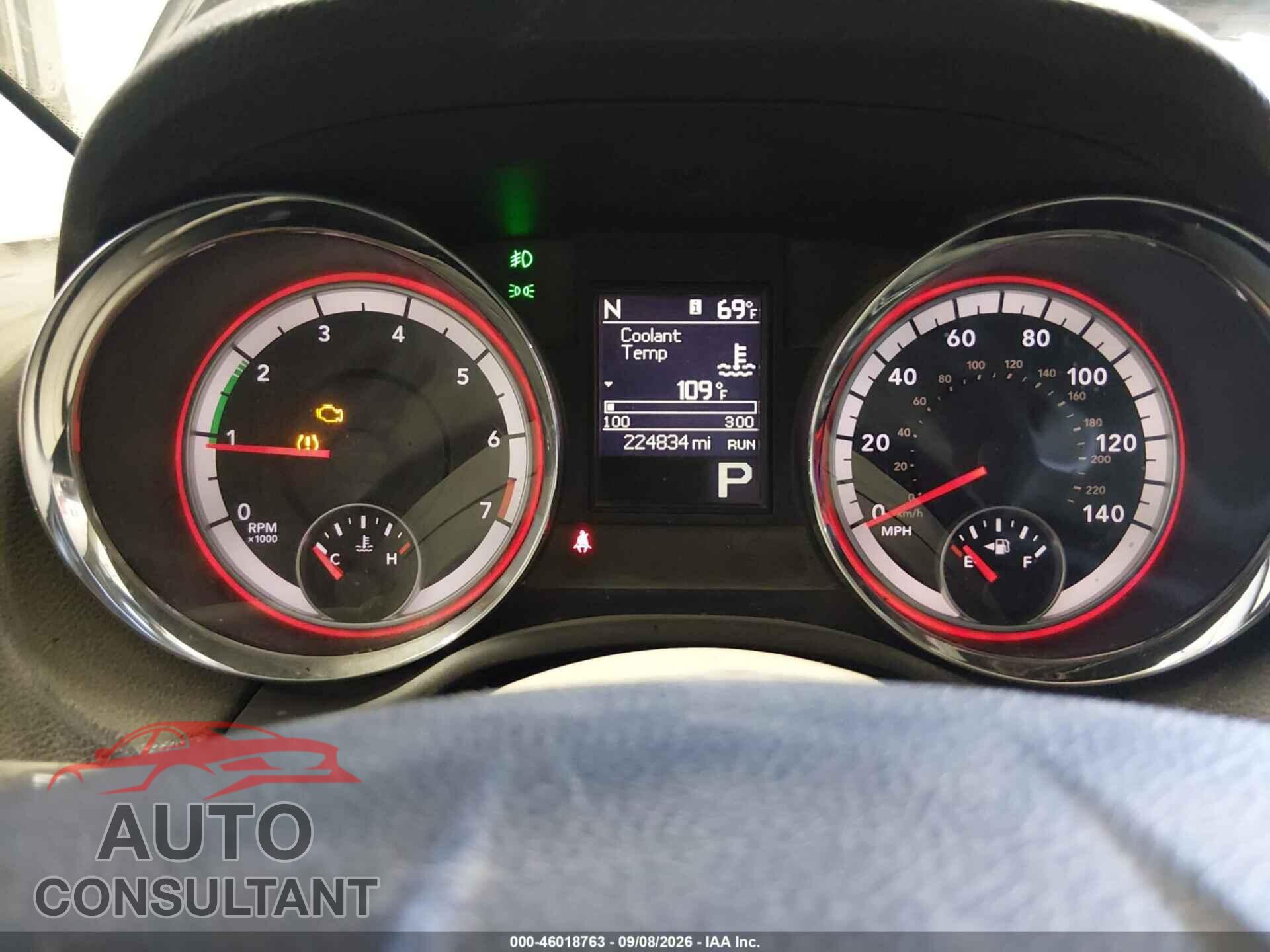 DODGE DURANGO 2013 - 1C4RDJEG4DC654253