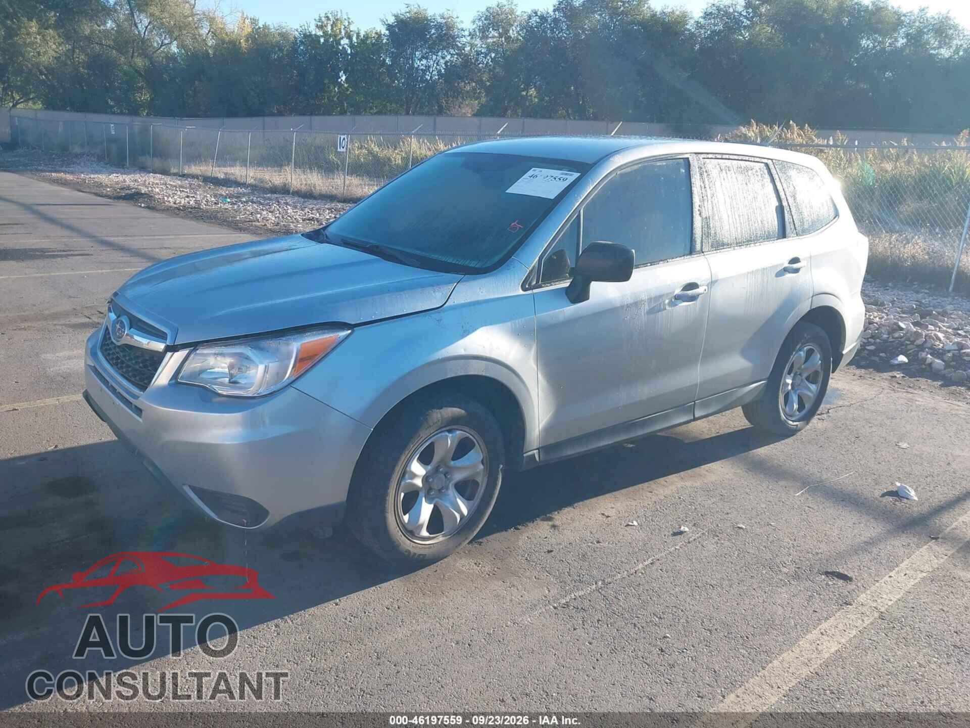SUBARU FORESTER 2014 - JF2SJAAC3EH451003