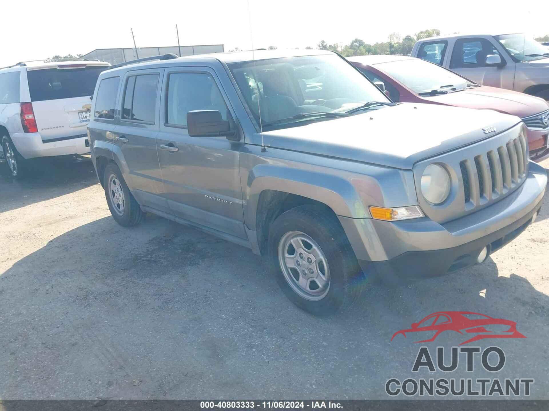 JEEP PATRIOT 2011 - 1J4NT1GA9BD284901