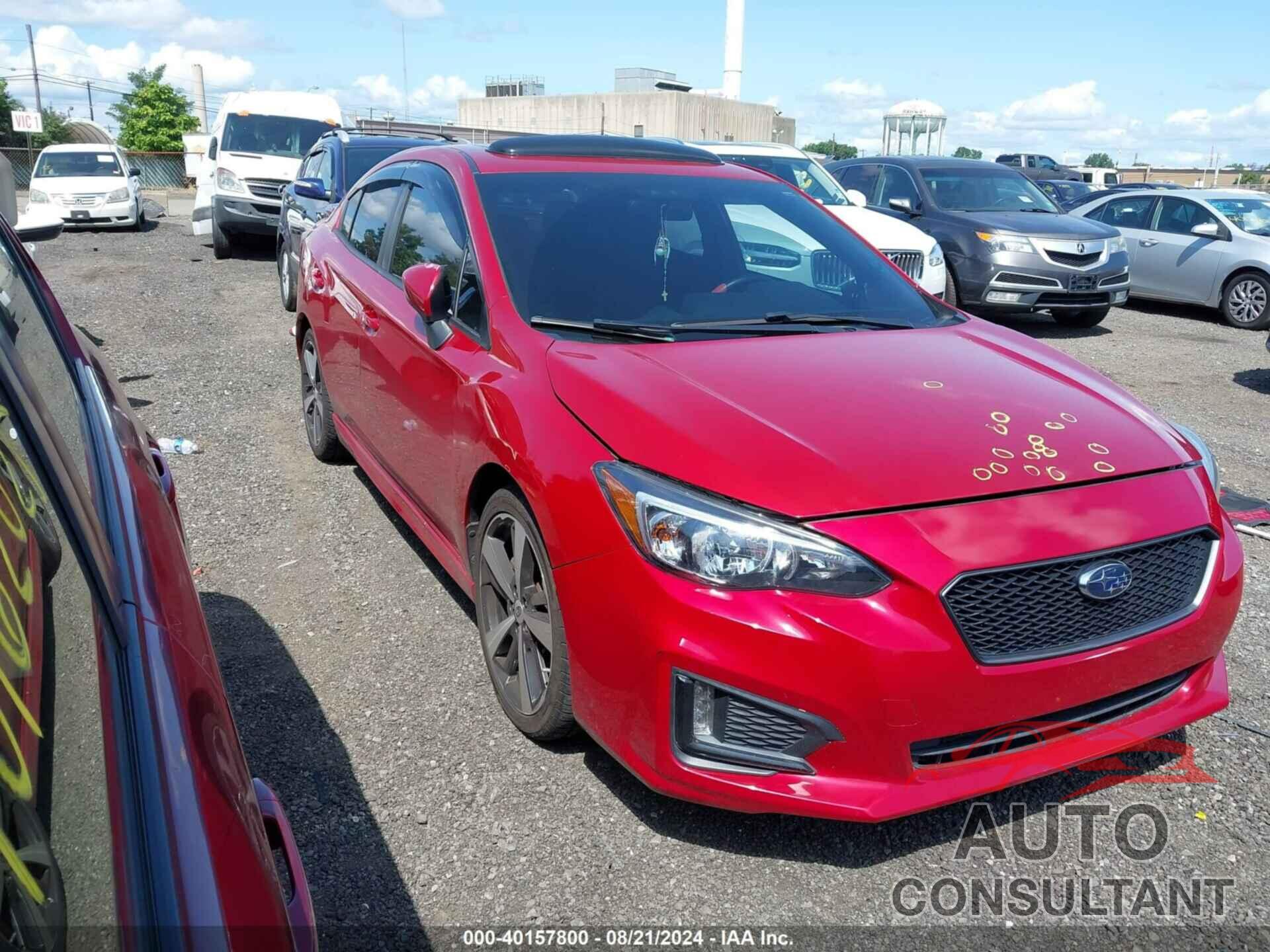 SUBARU IMPREZA 2018 - 4S3GKAM66J3608635