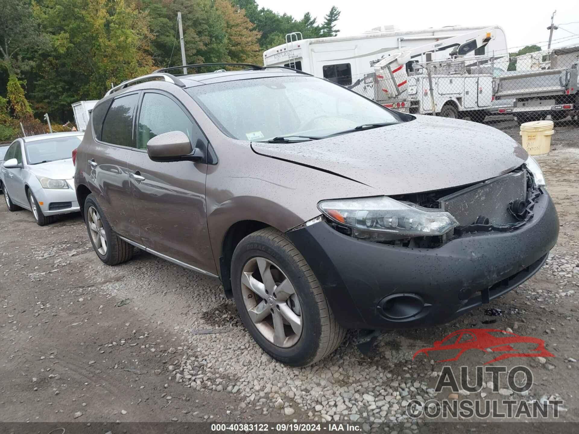 NISSAN MURANO 2010 - JN8AZ1MW9AW110711