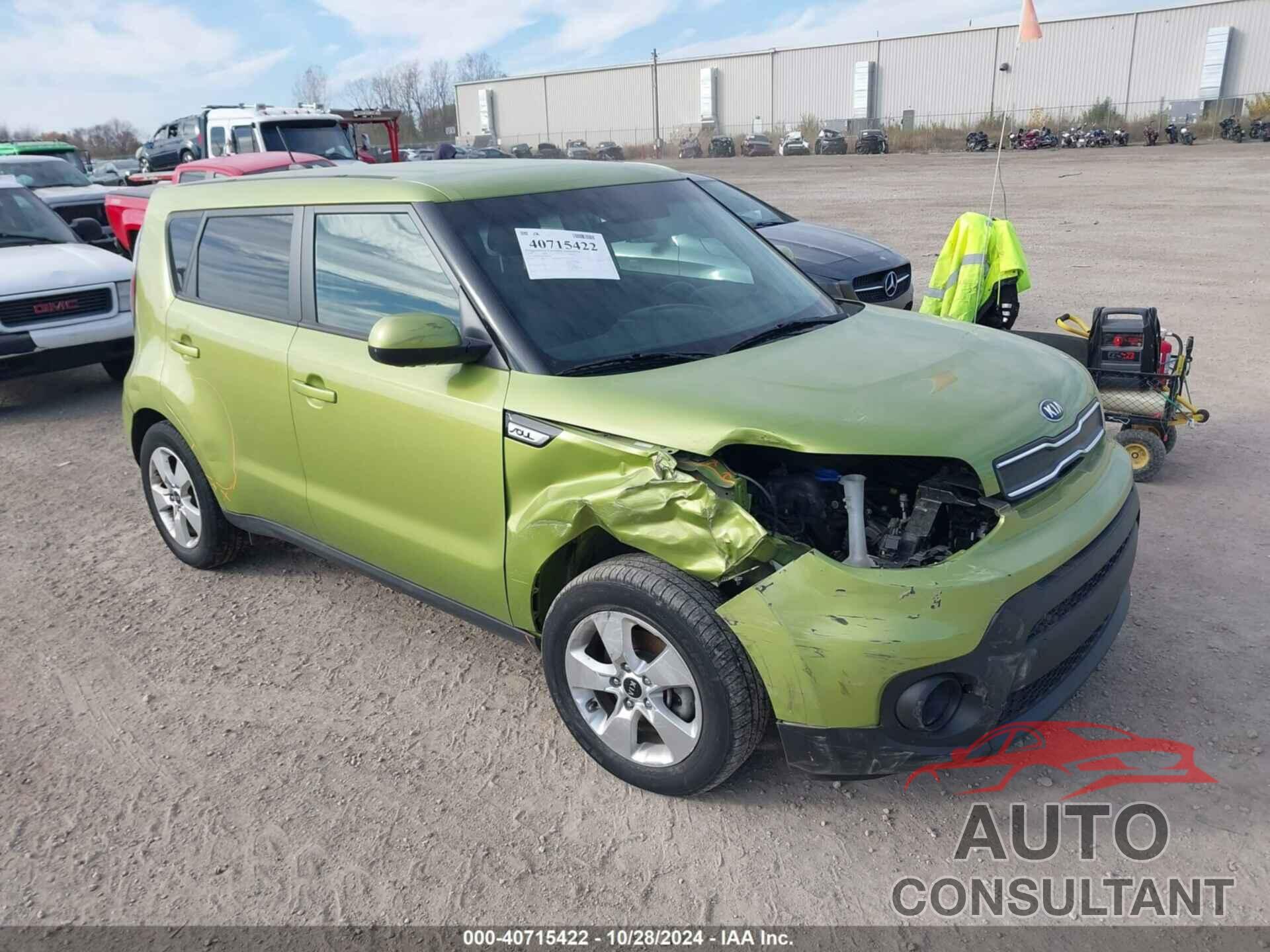 KIA SOUL 2018 - KNDJN2A26J7893916