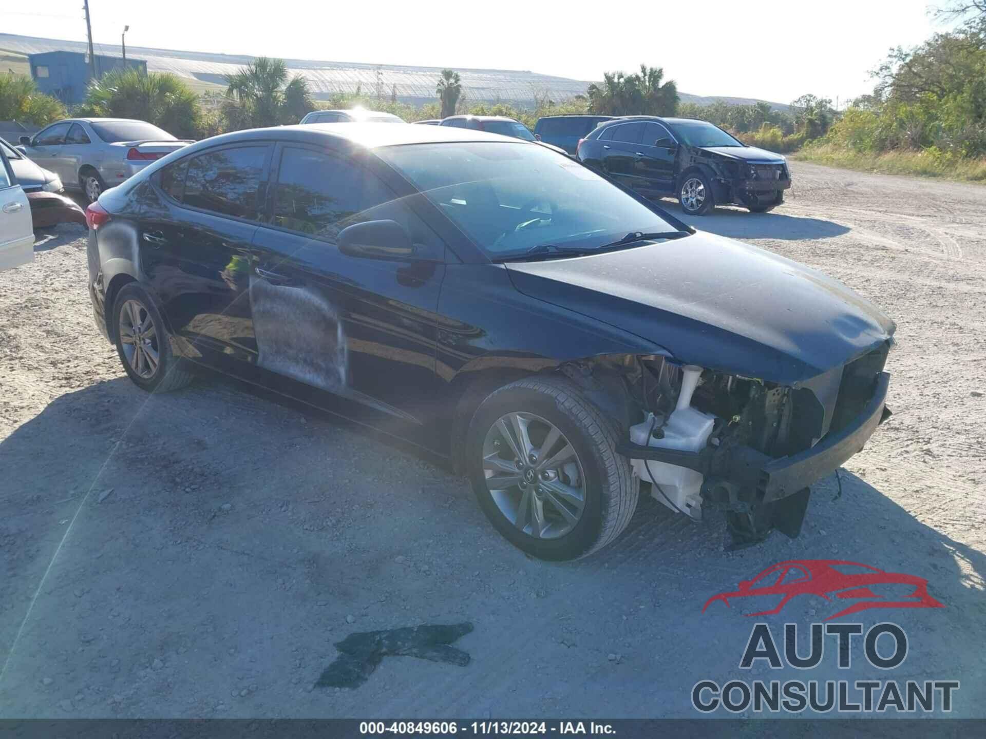 HYUNDAI ELANTRA 2018 - KMHD84LF6JU628037