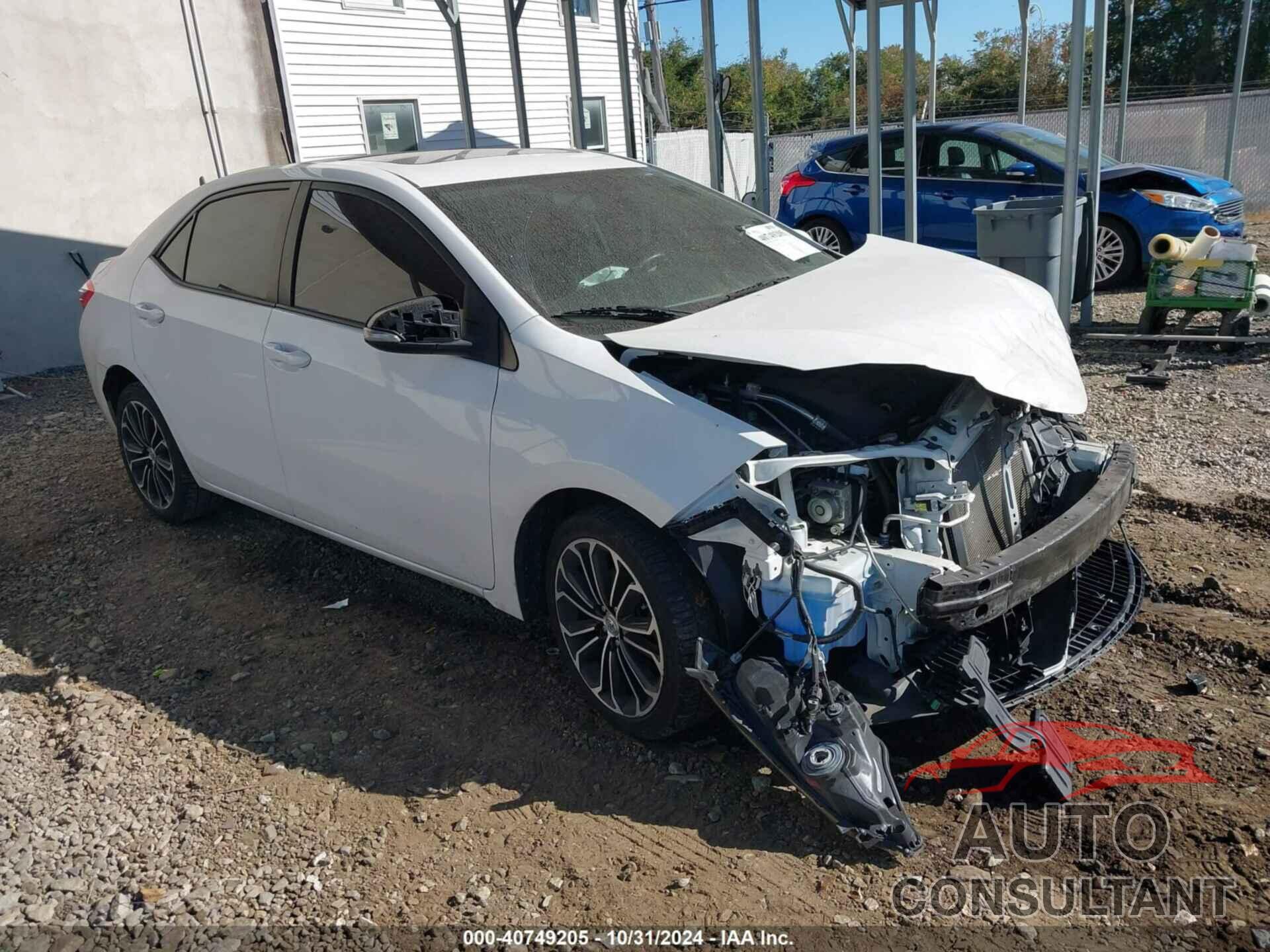 TOYOTA COROLLA 2016 - 2T1BURHE8GC691909