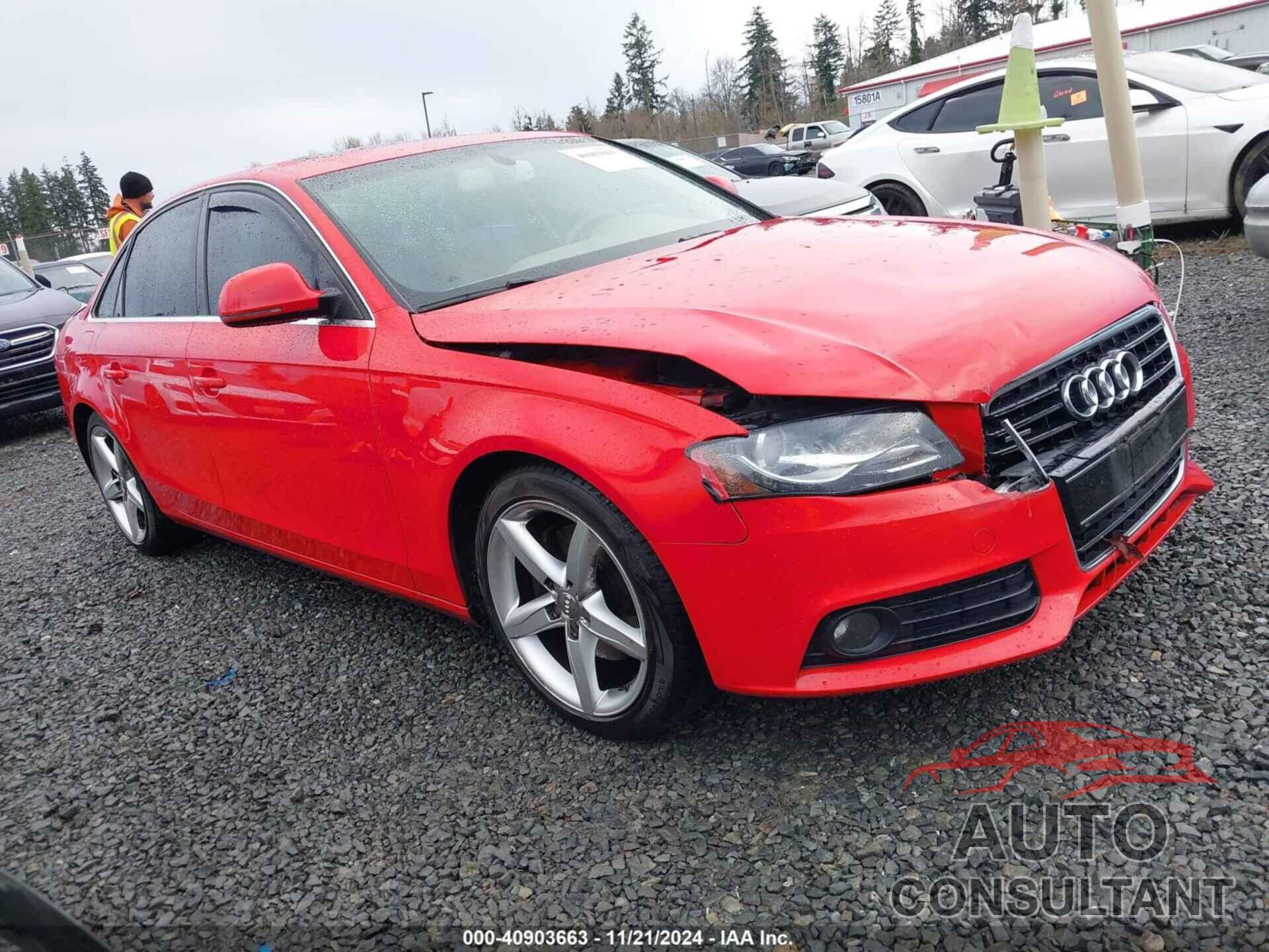 AUDI A4 2009 - WAUMK78K09N000460