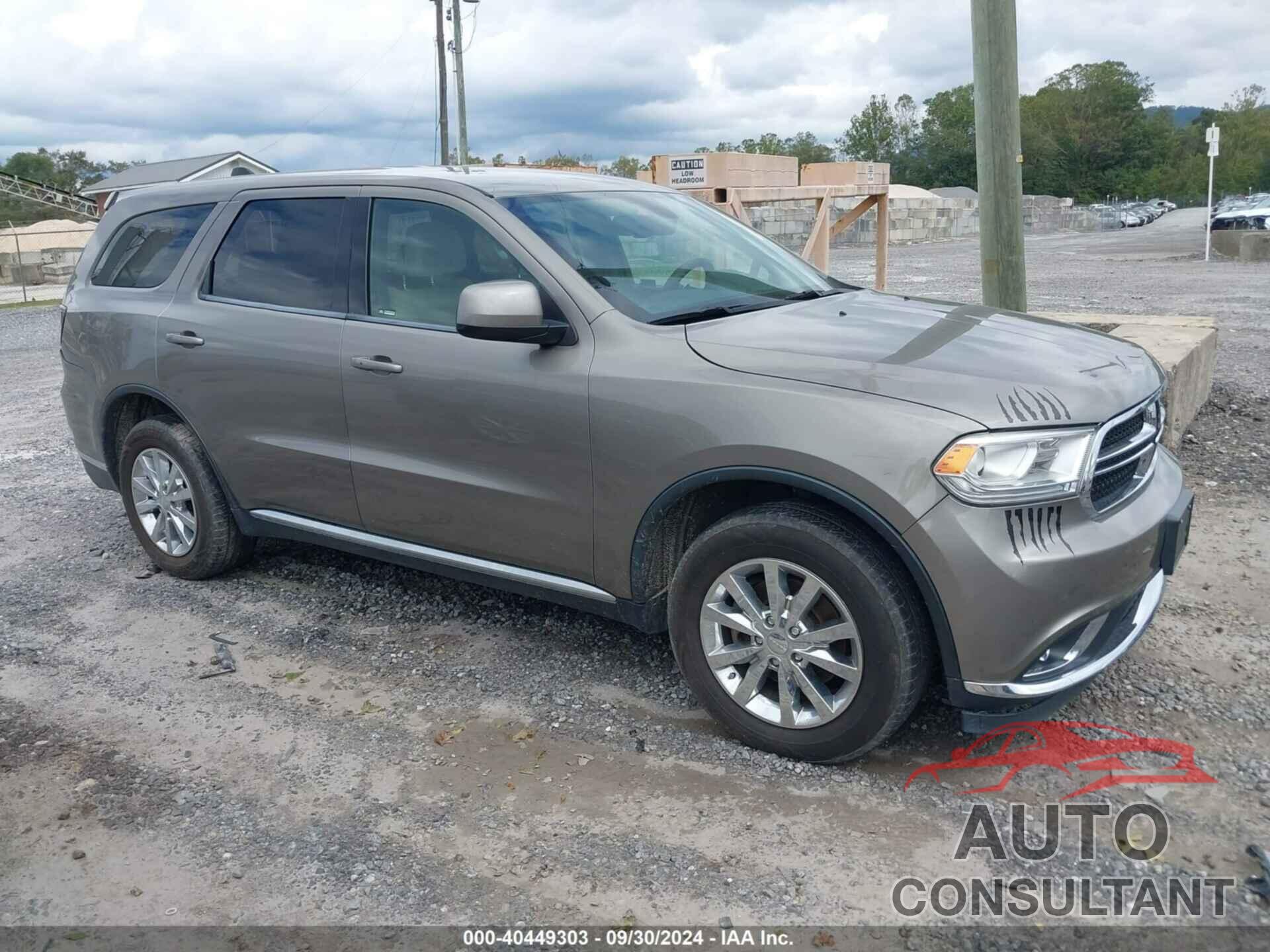 DODGE DURANGO 2016 - 1C4RDJAG0GC458837