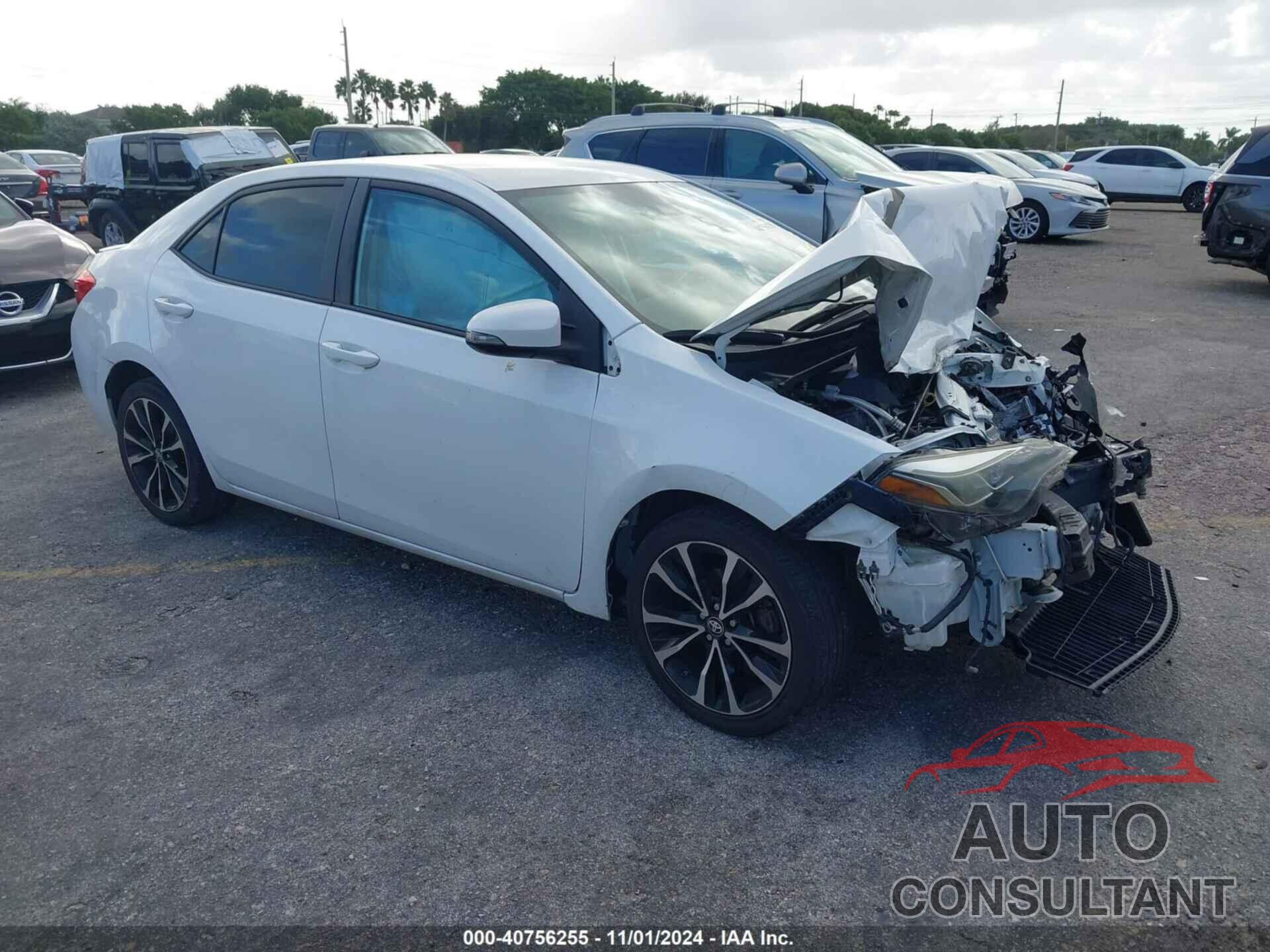 TOYOTA COROLLA 2018 - 2T1BURHE6JC058753