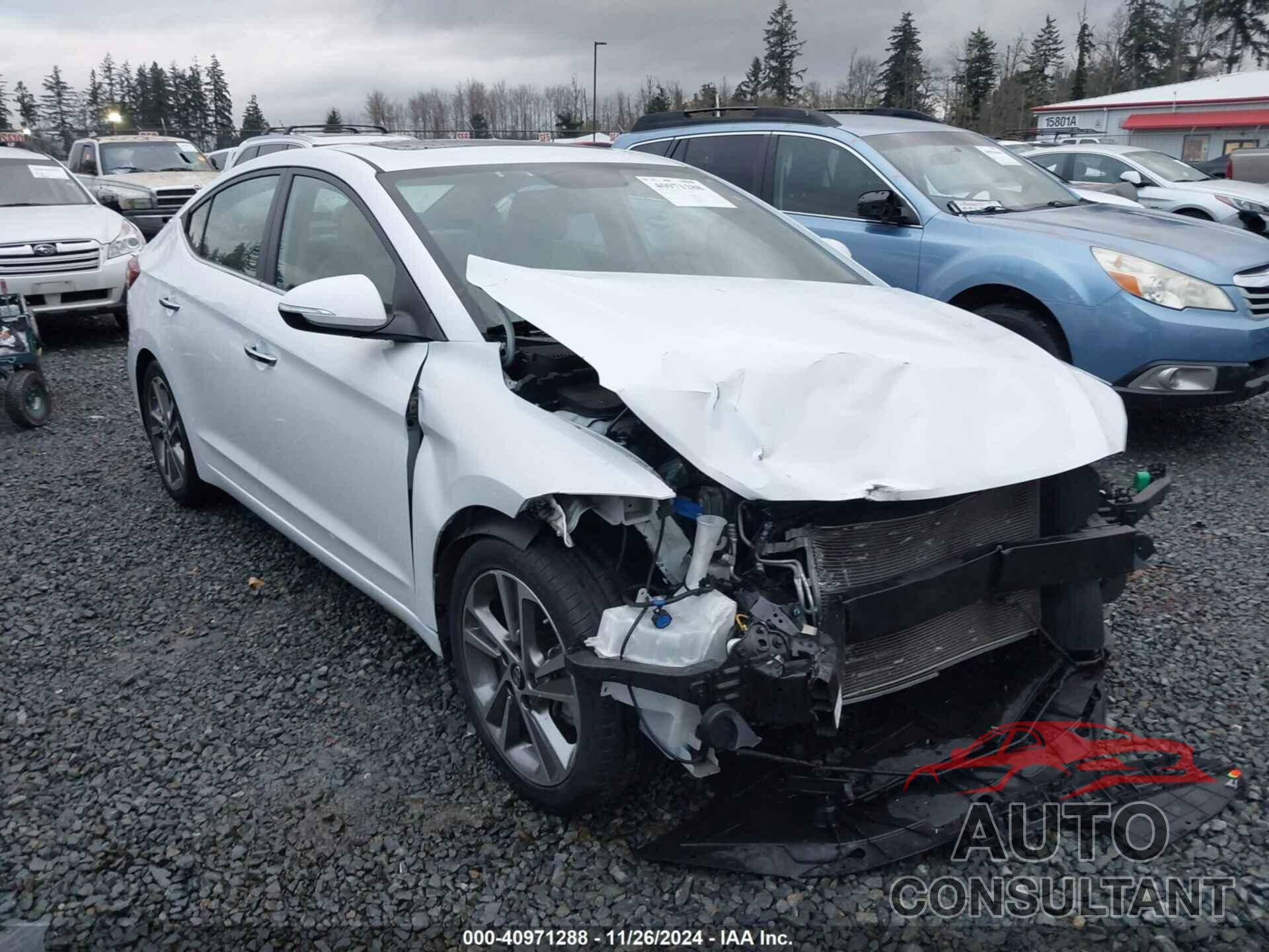 HYUNDAI ELANTRA 2017 - 5NPD84LF0HH015355