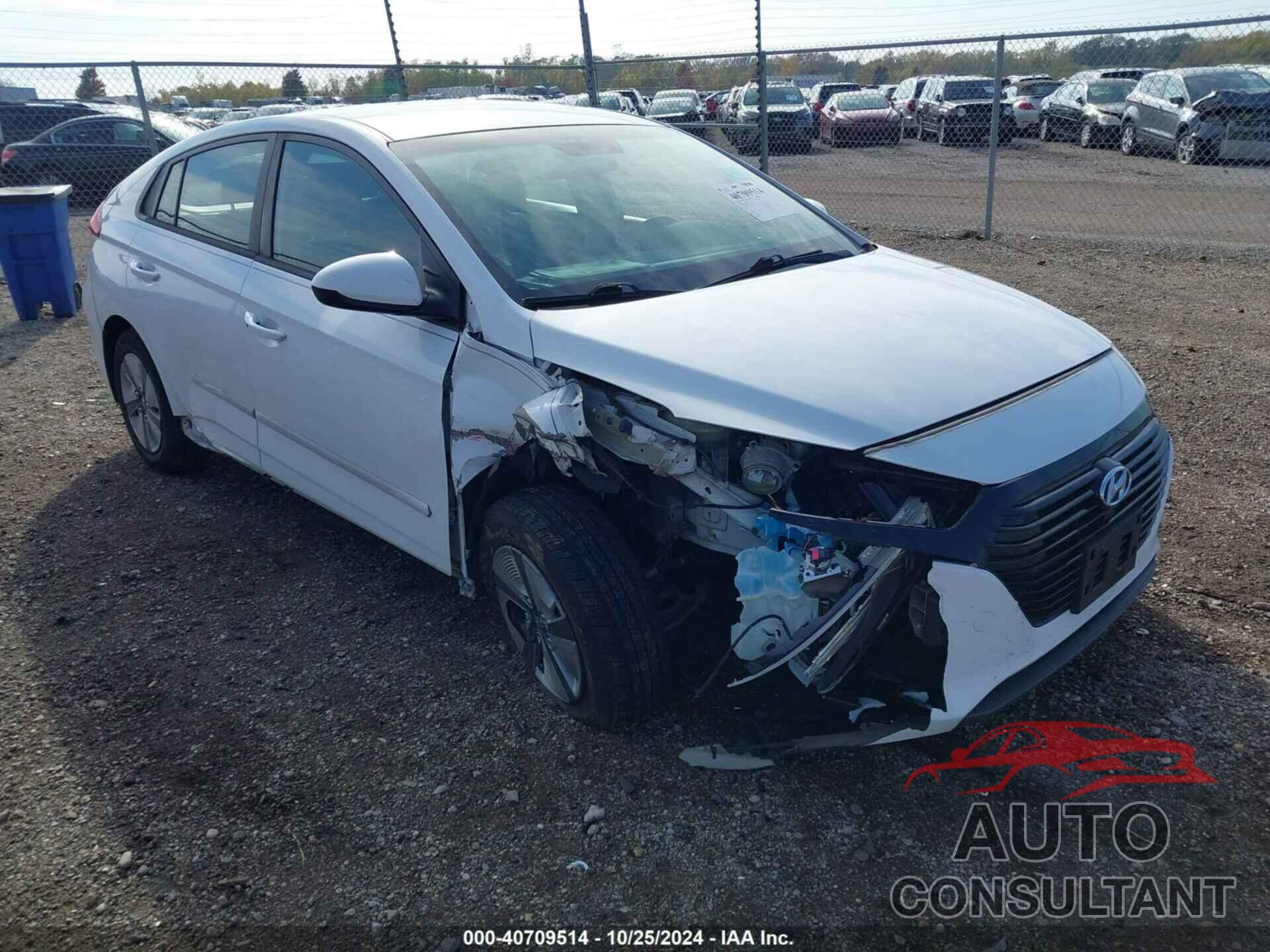 HYUNDAI IONIQ HYBRID 2019 - KMHC65LC7KU110047