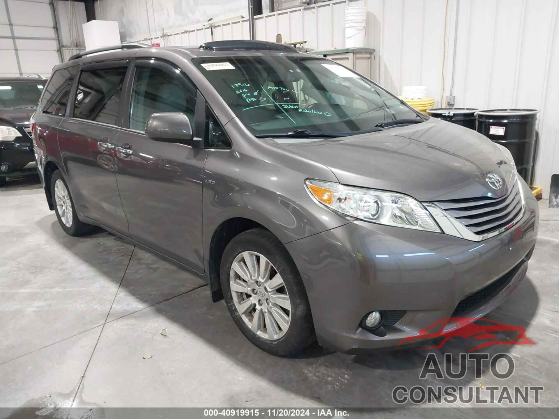 TOYOTA SIENNA 2017 - 5TDDZ3DC6HS170059