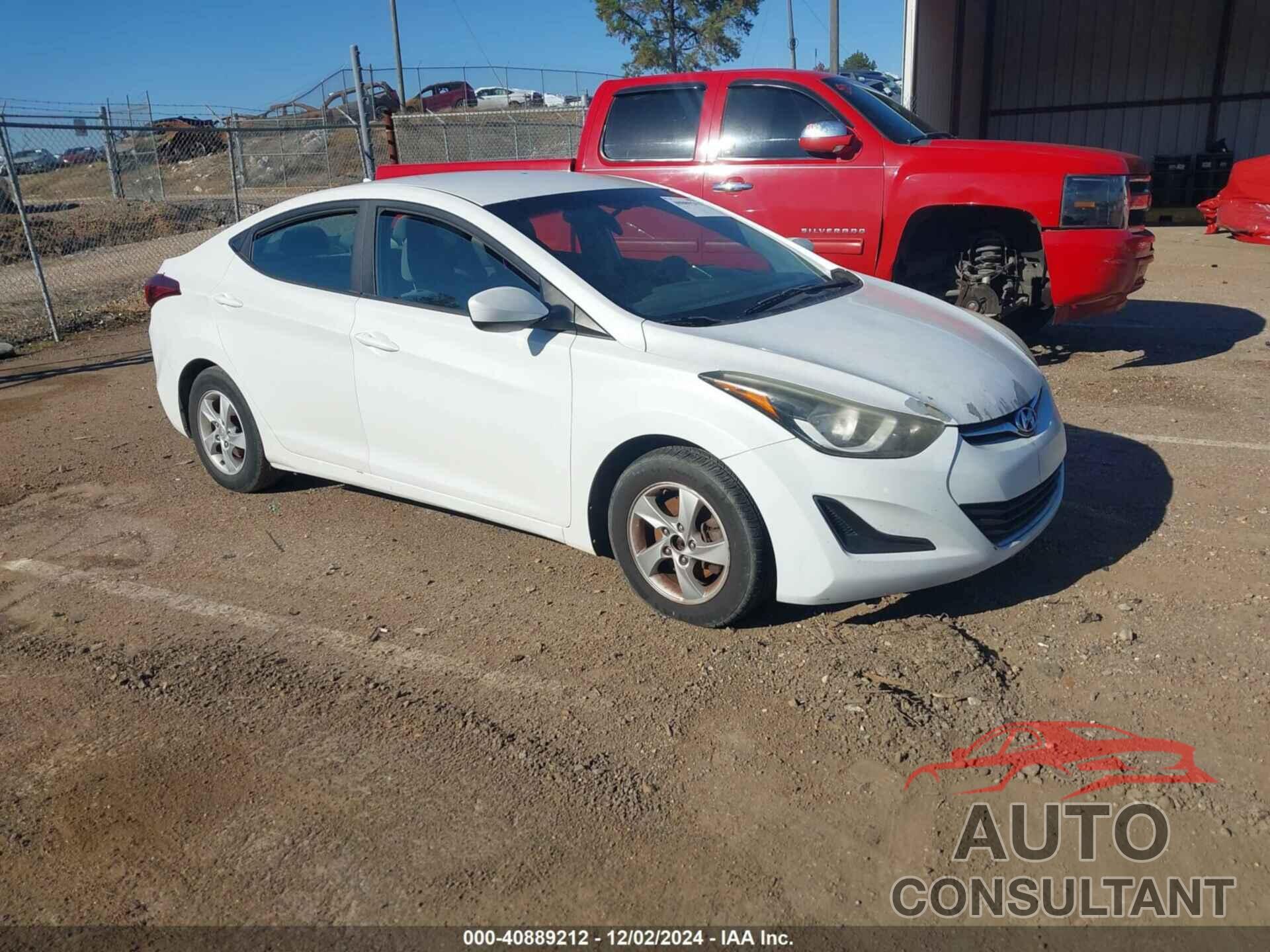 HYUNDAI ELANTRA 2015 - 5NPDH4AE1FH650947