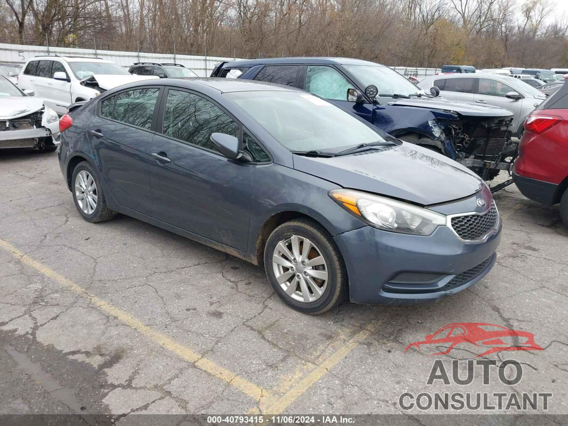 KIA FORTE 2014 - KNAFX4A68E5092708