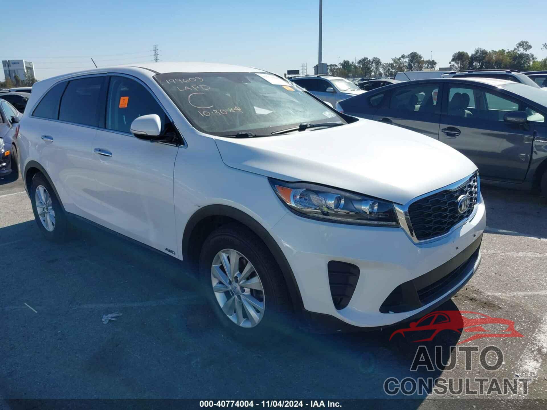 KIA SORENTO 2020 - 5XYPGDA5XLG613298