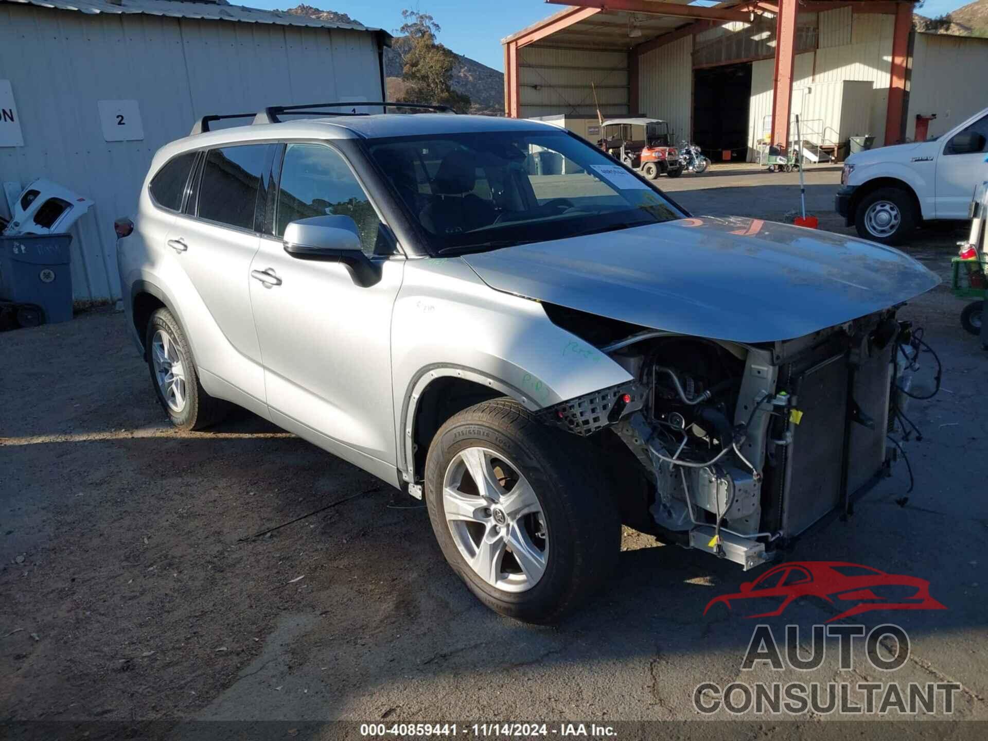 TOYOTA HIGHLANDER 2021 - 5TDCZRAH7MS535969