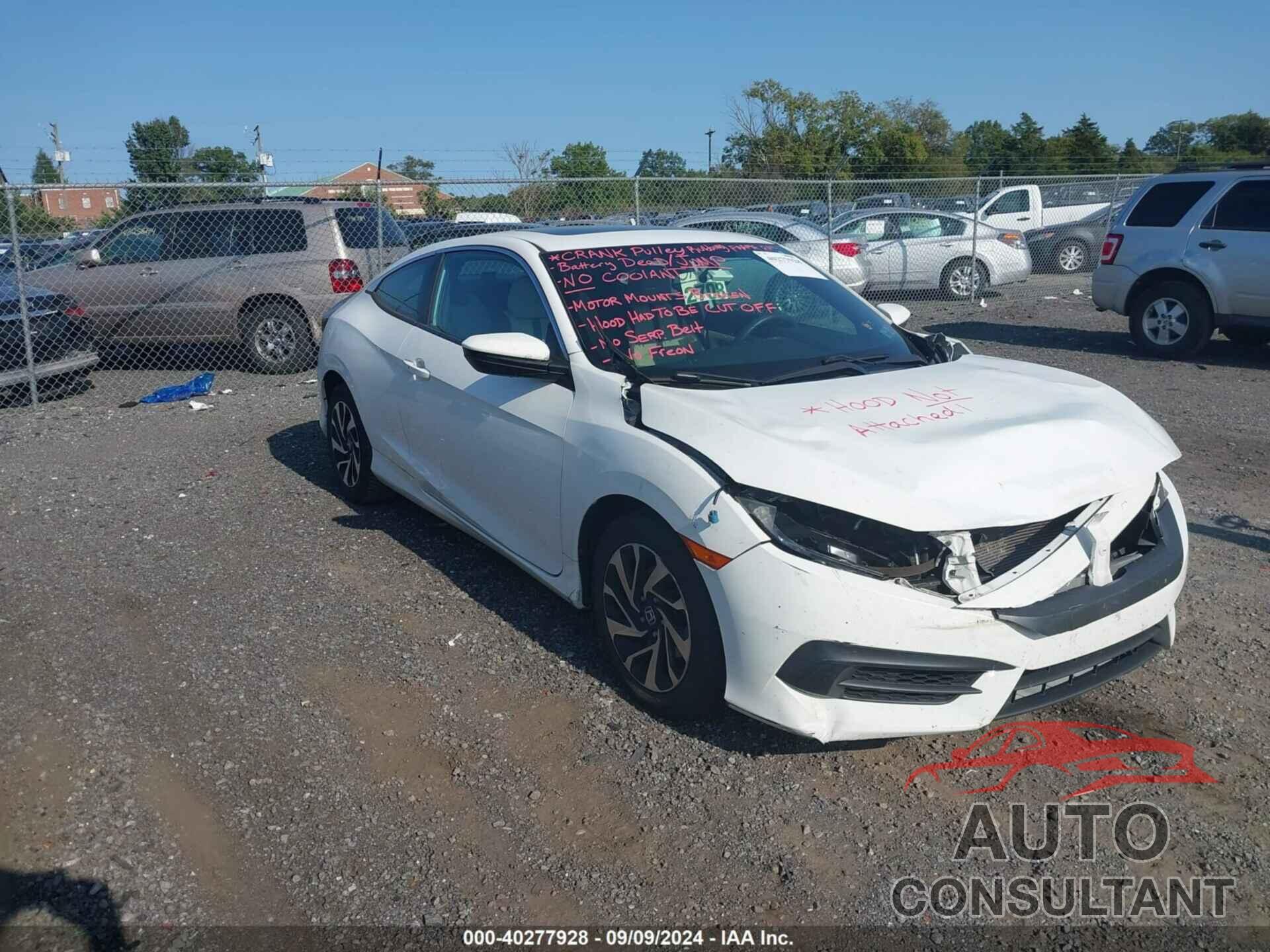 HONDA CIVIC 2016 - 2HGFC4B04GH317096