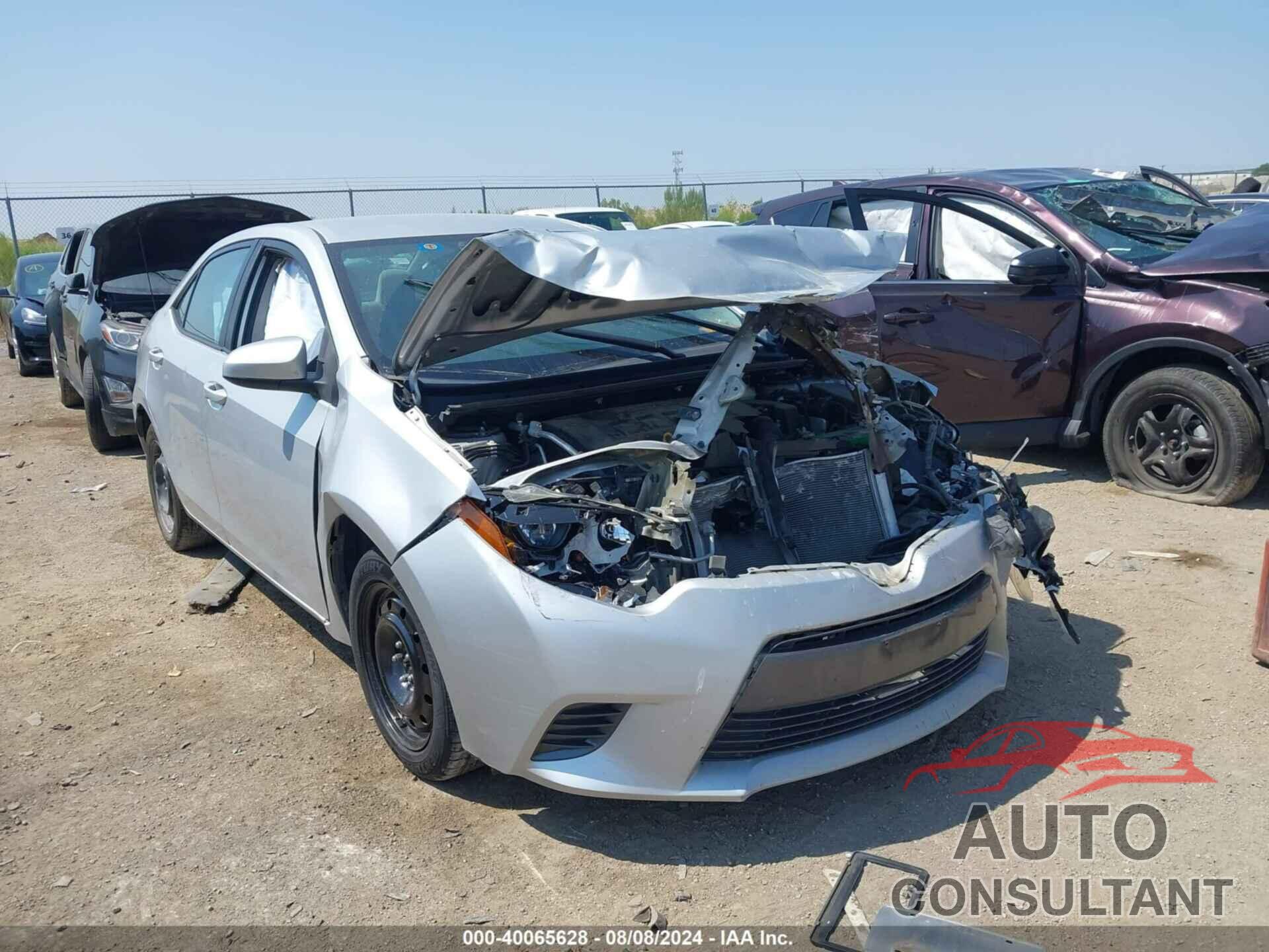 TOYOTA COROLLA 2016 - 5YFBURHE2GP474453