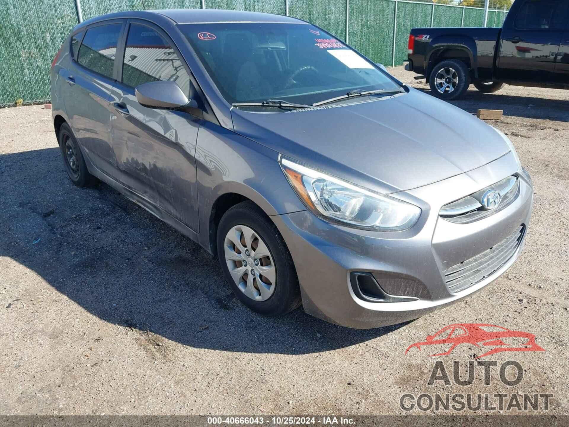 HYUNDAI ACCENT 2015 - KMHCT5AE6FU225340