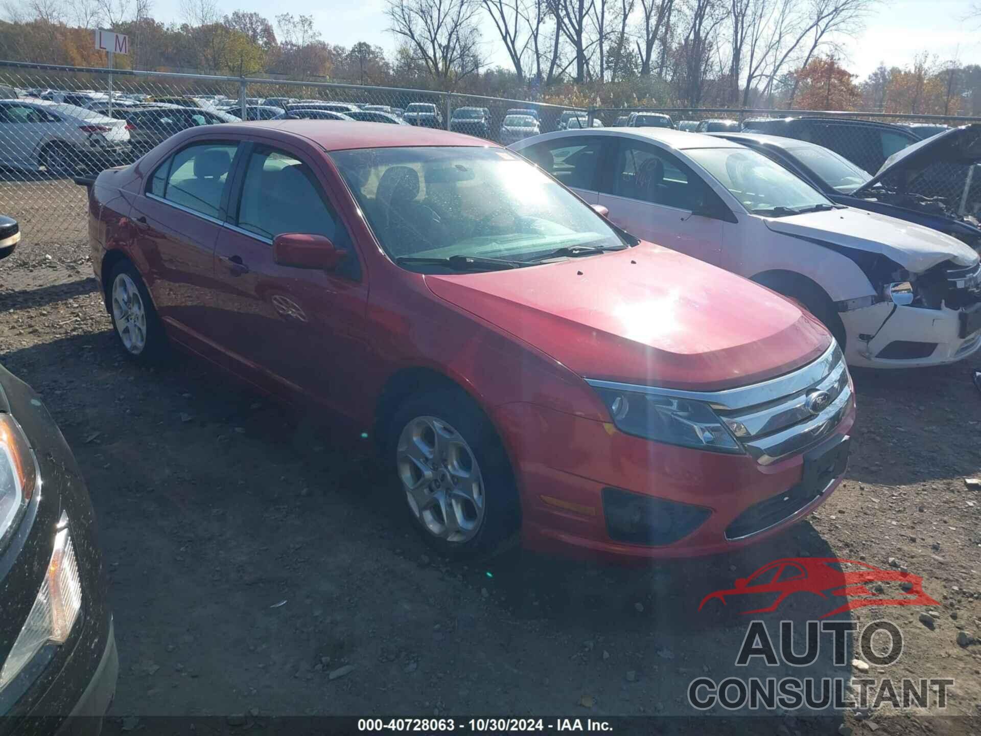 FORD FUSION 2011 - 3FAHP0HA6BR233515