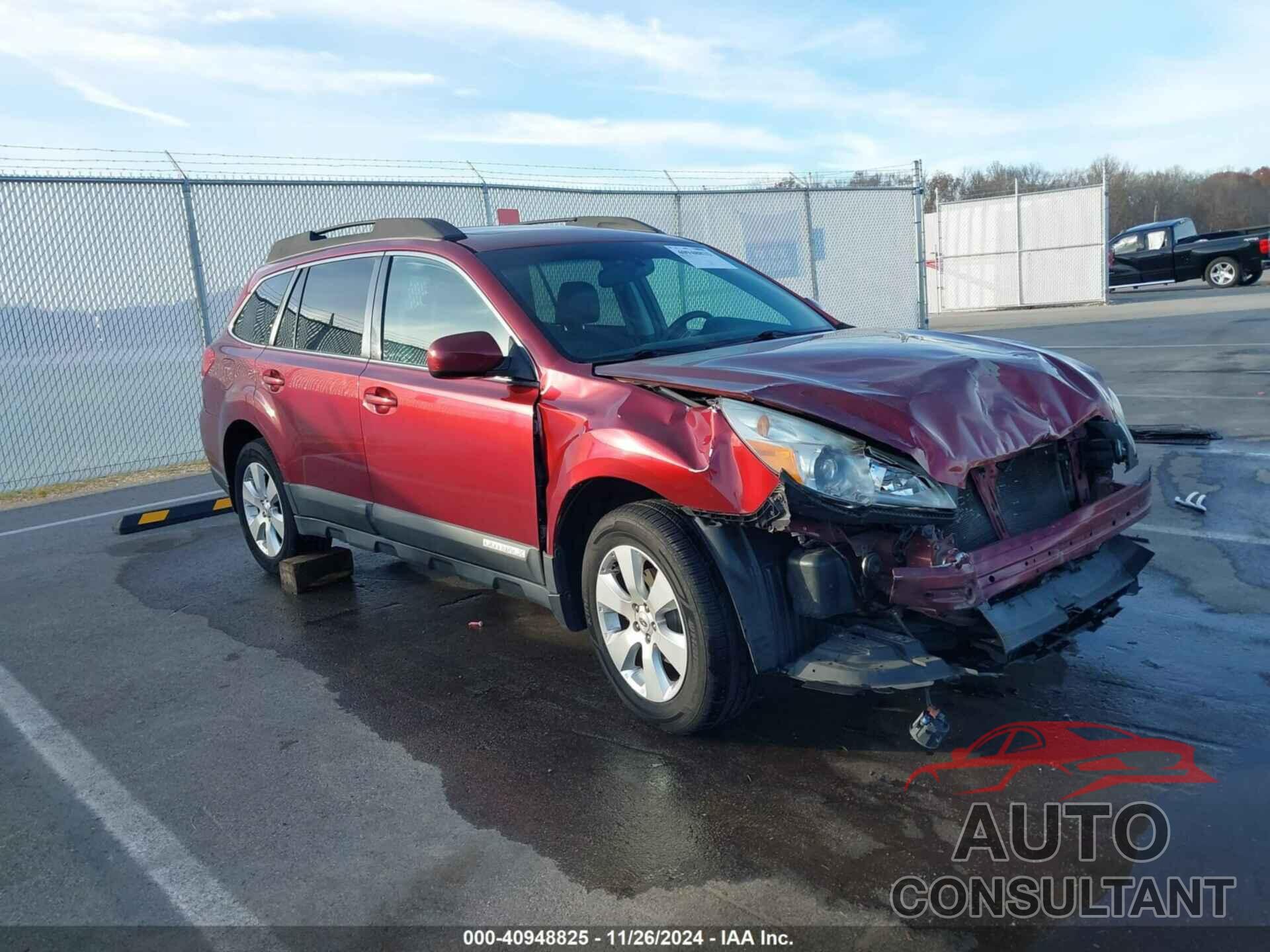 SUBARU OUTBACK 2012 - 4S4BRCKC1C3217871