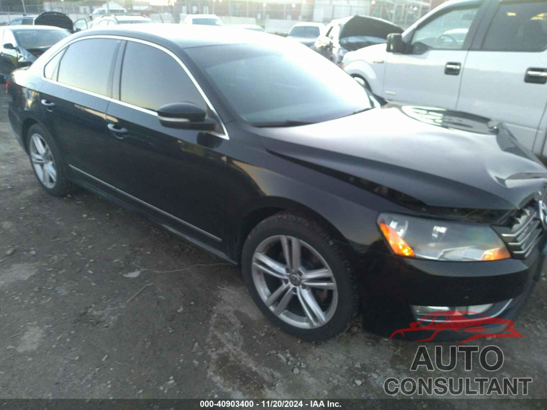 VOLKSWAGEN PASSAT 2013 - 1VWBN7A34DC130506