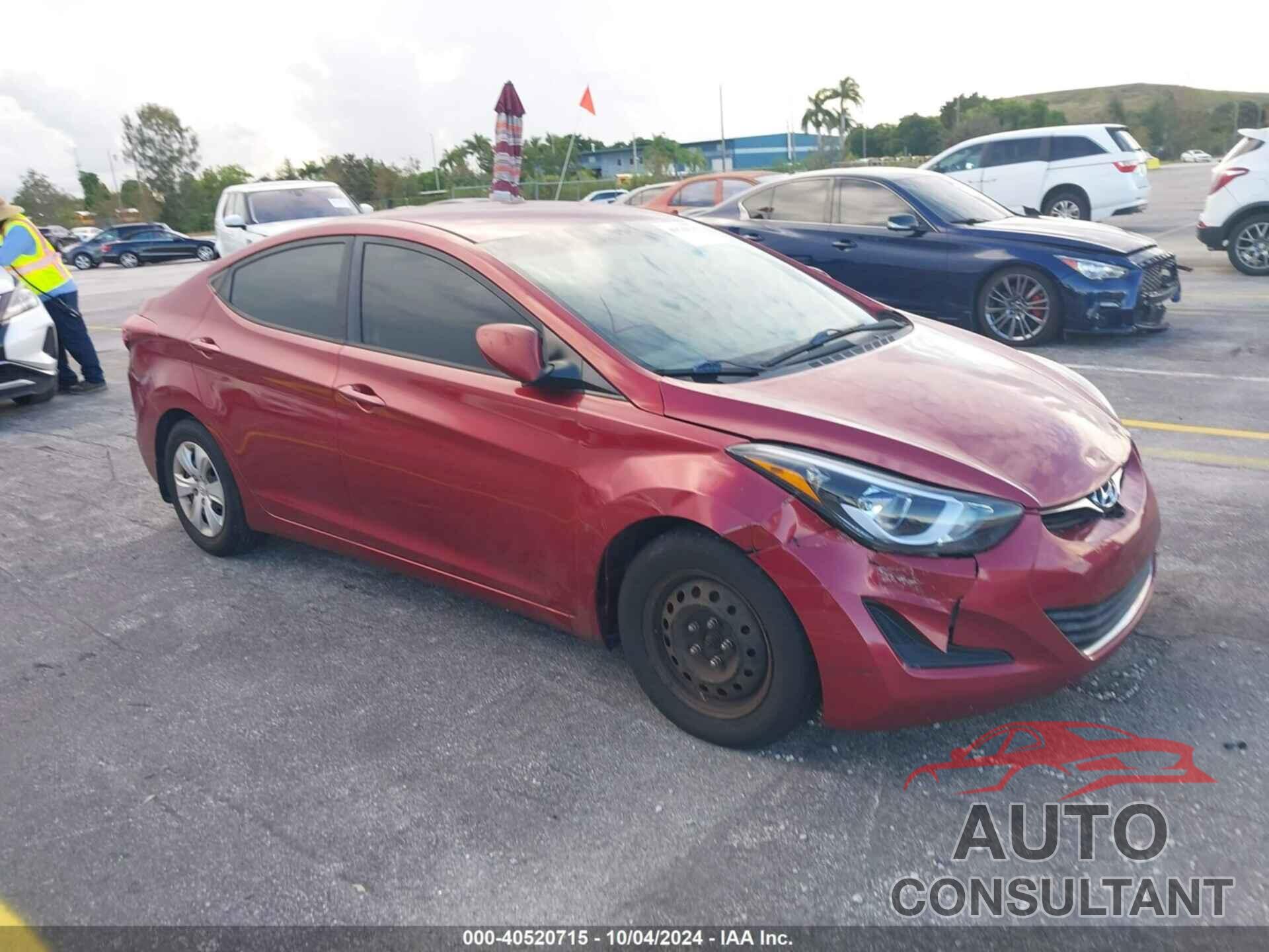 HYUNDAI ELANTRA 2016 - 5NPDH4AE3GH712883