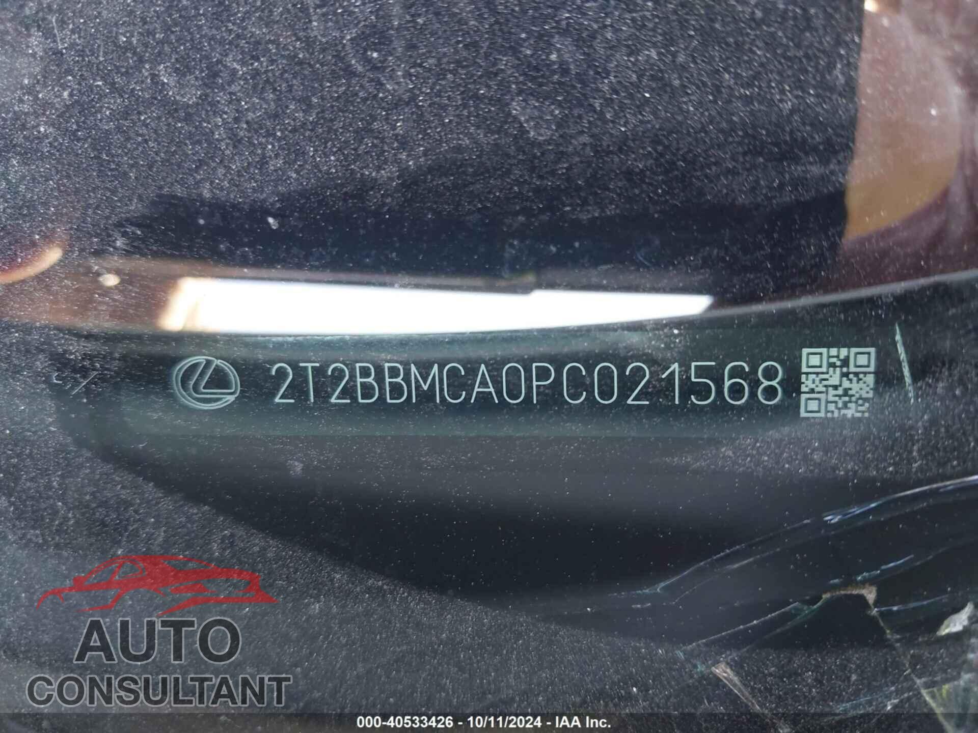 LEXUS RX 350H 2023 - 2T2BBMCA0PC021568