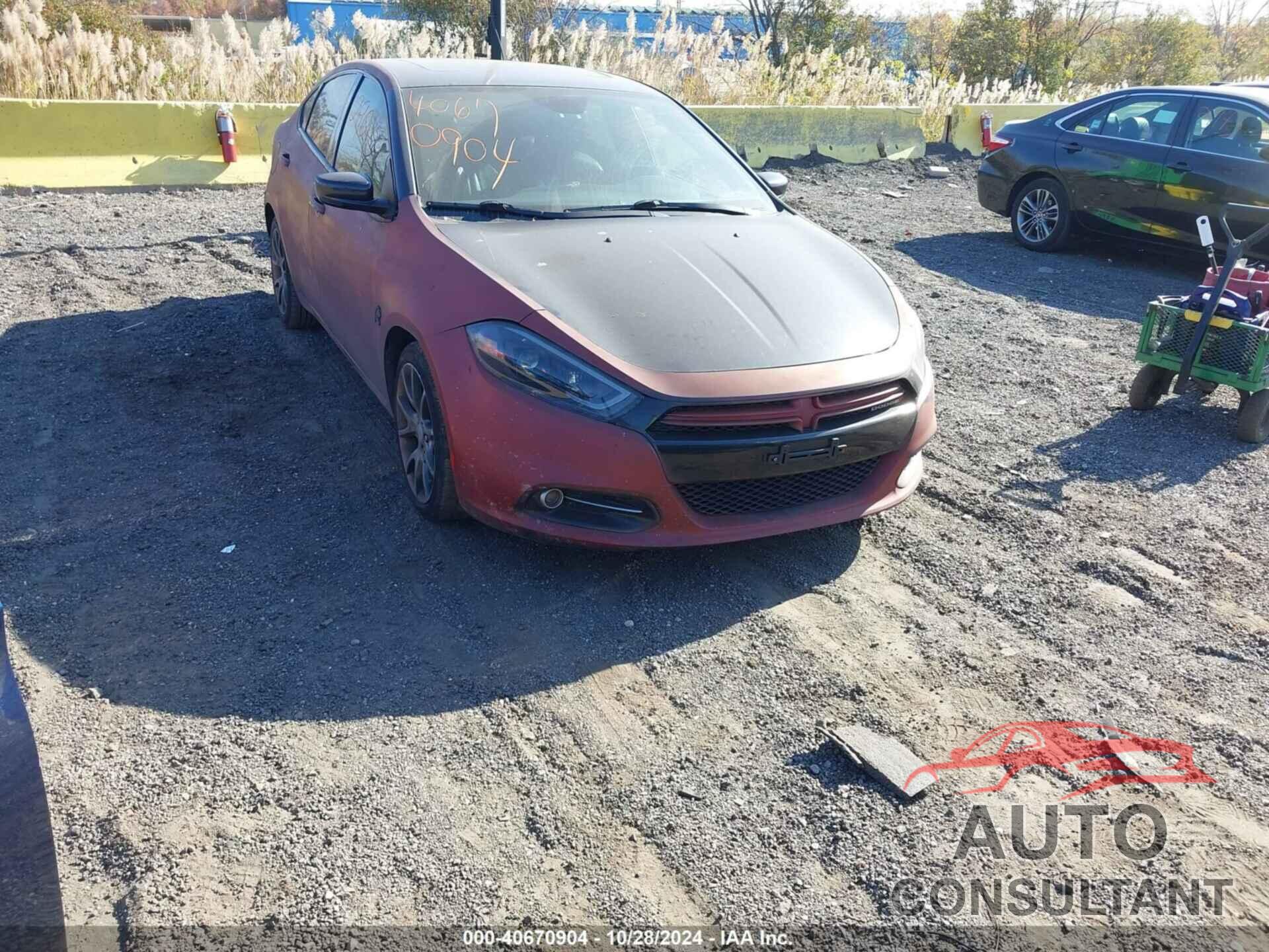 DODGE DART 2014 - 1C3CDFEB5ED724687