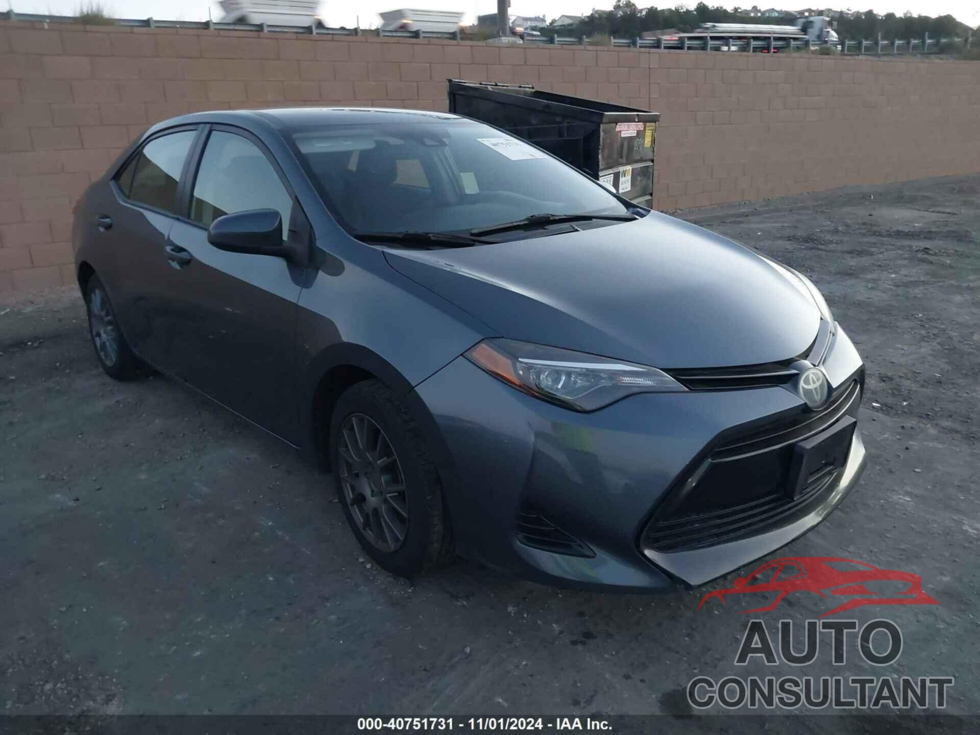 TOYOTA COROLLA 2018 - 2T1BURHE6JC100614