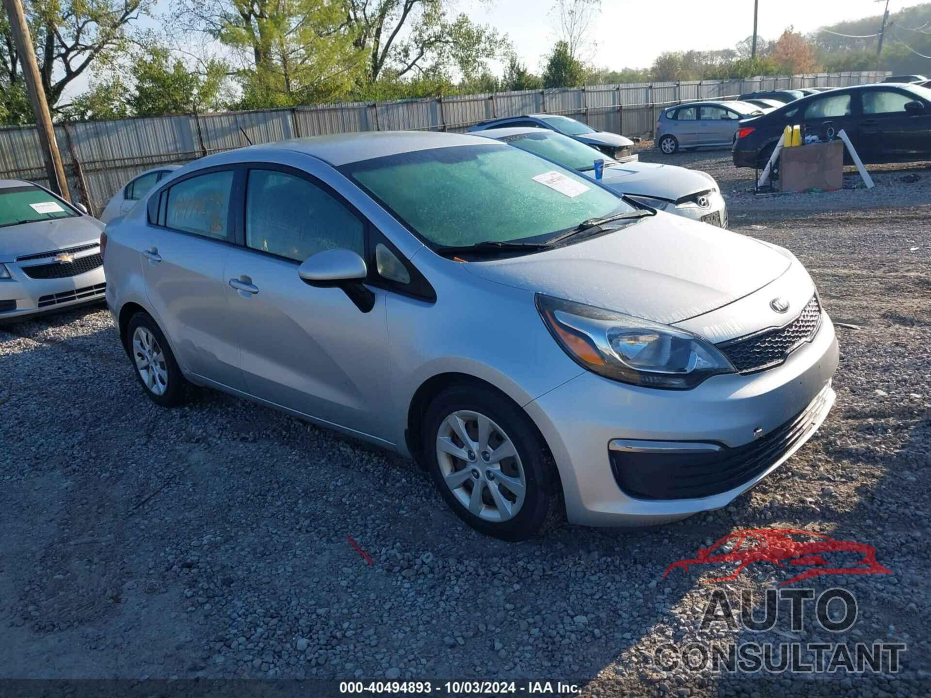 KIA RIO 2016 - KNADM4A38G6633551