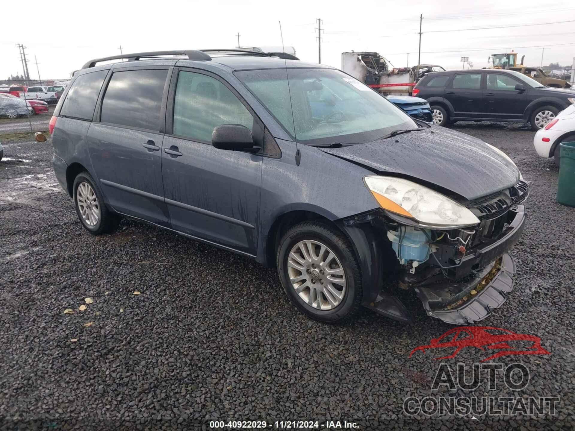 TOYOTA SIENNA 2009 - 5TDBK23C09S027469