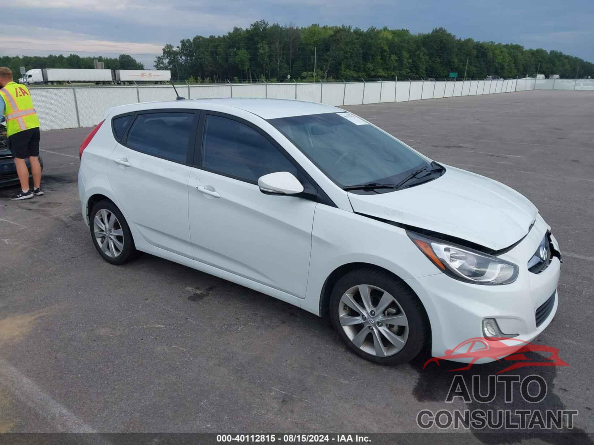 HYUNDAI ACCENT 2013 - KMHCU5AE0DU107312