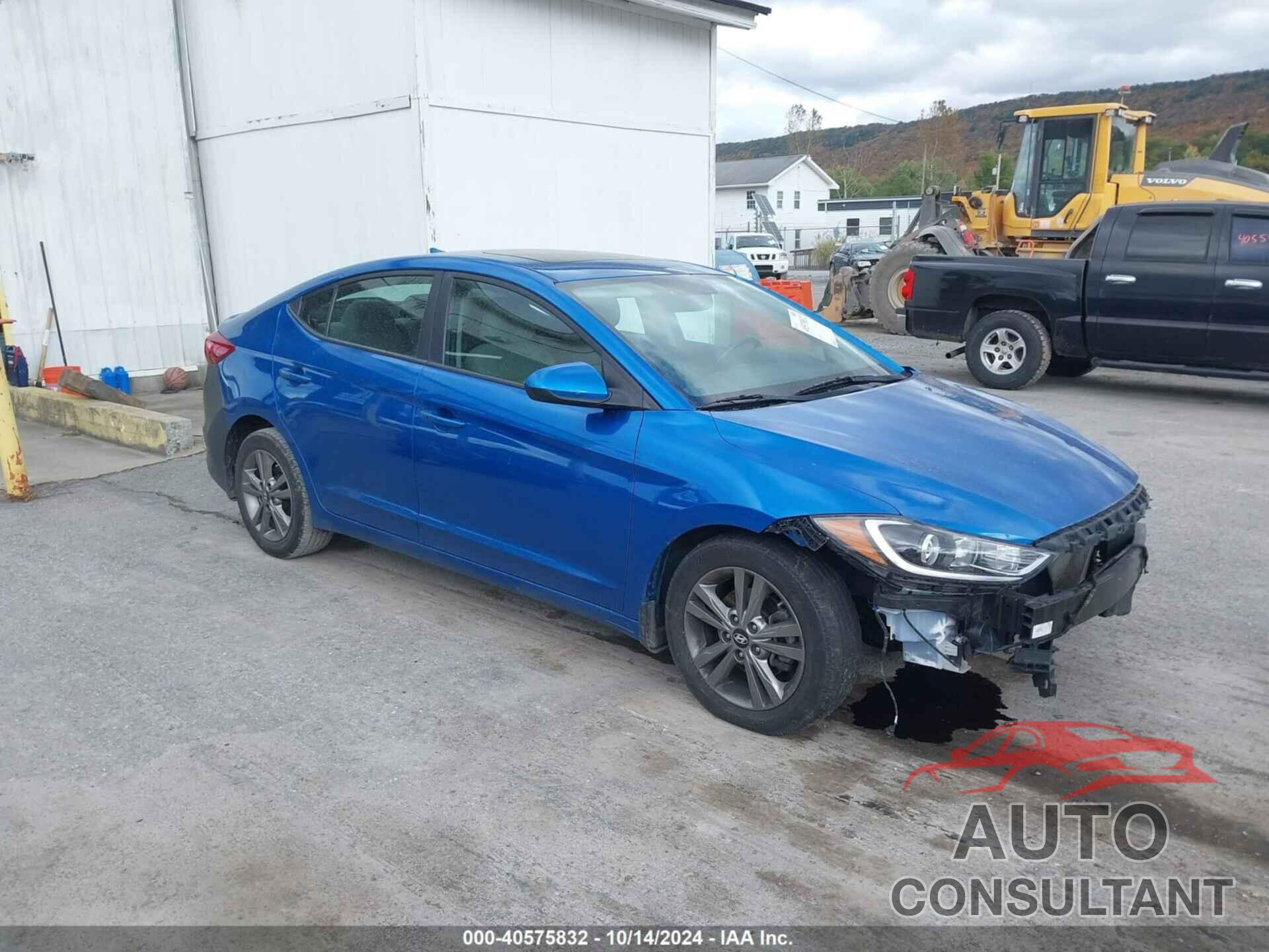 HYUNDAI ELANTRA 2018 - 5NPD84LFXJH373097