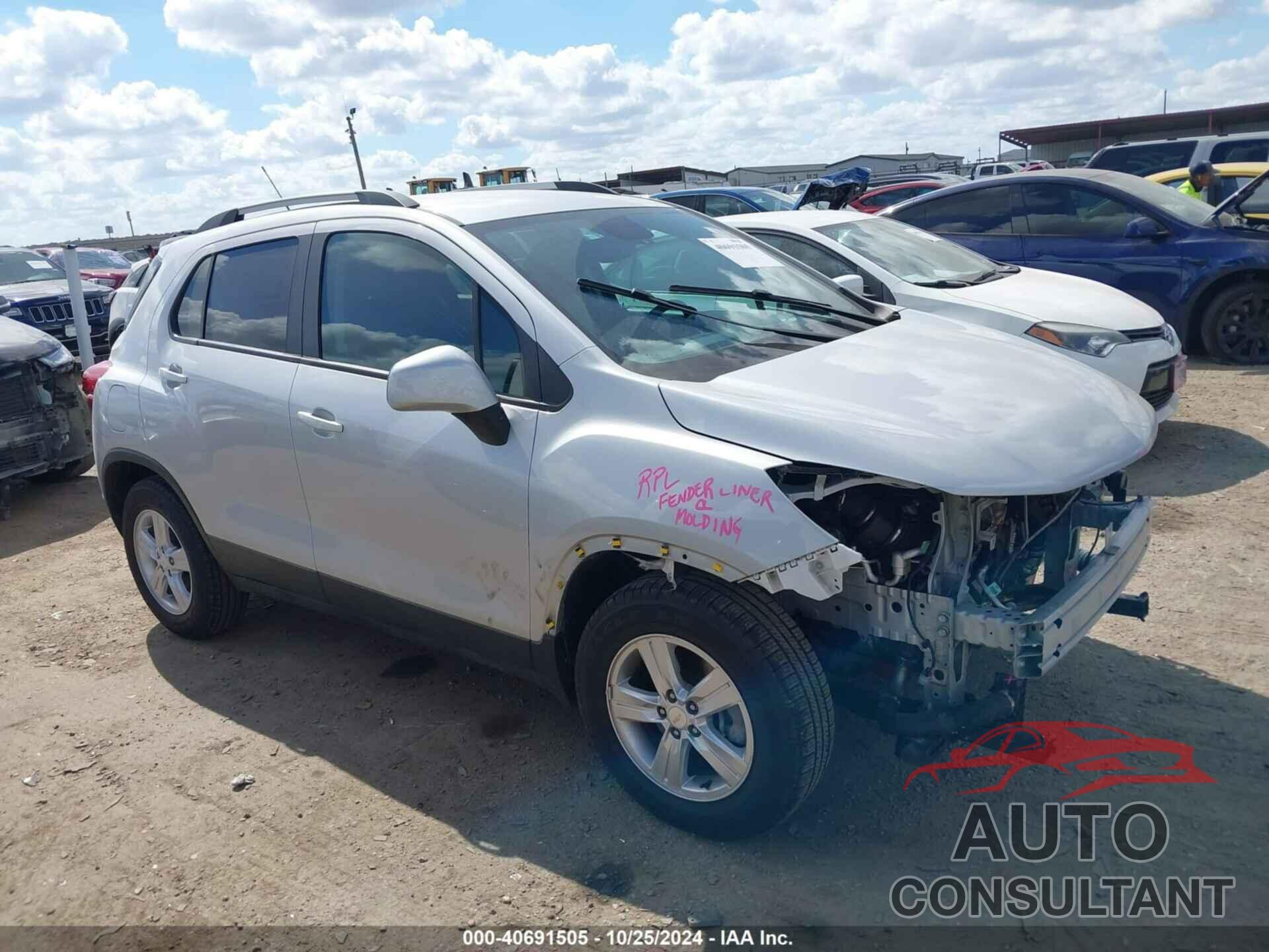 CHEVROLET TRAX 2021 - KL7CJLSM6MB363860