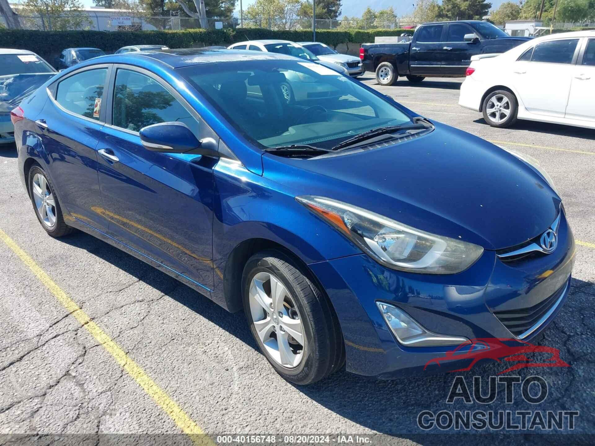 HYUNDAI ELANTRA 2016 - 5NPDH4AE9GH767046