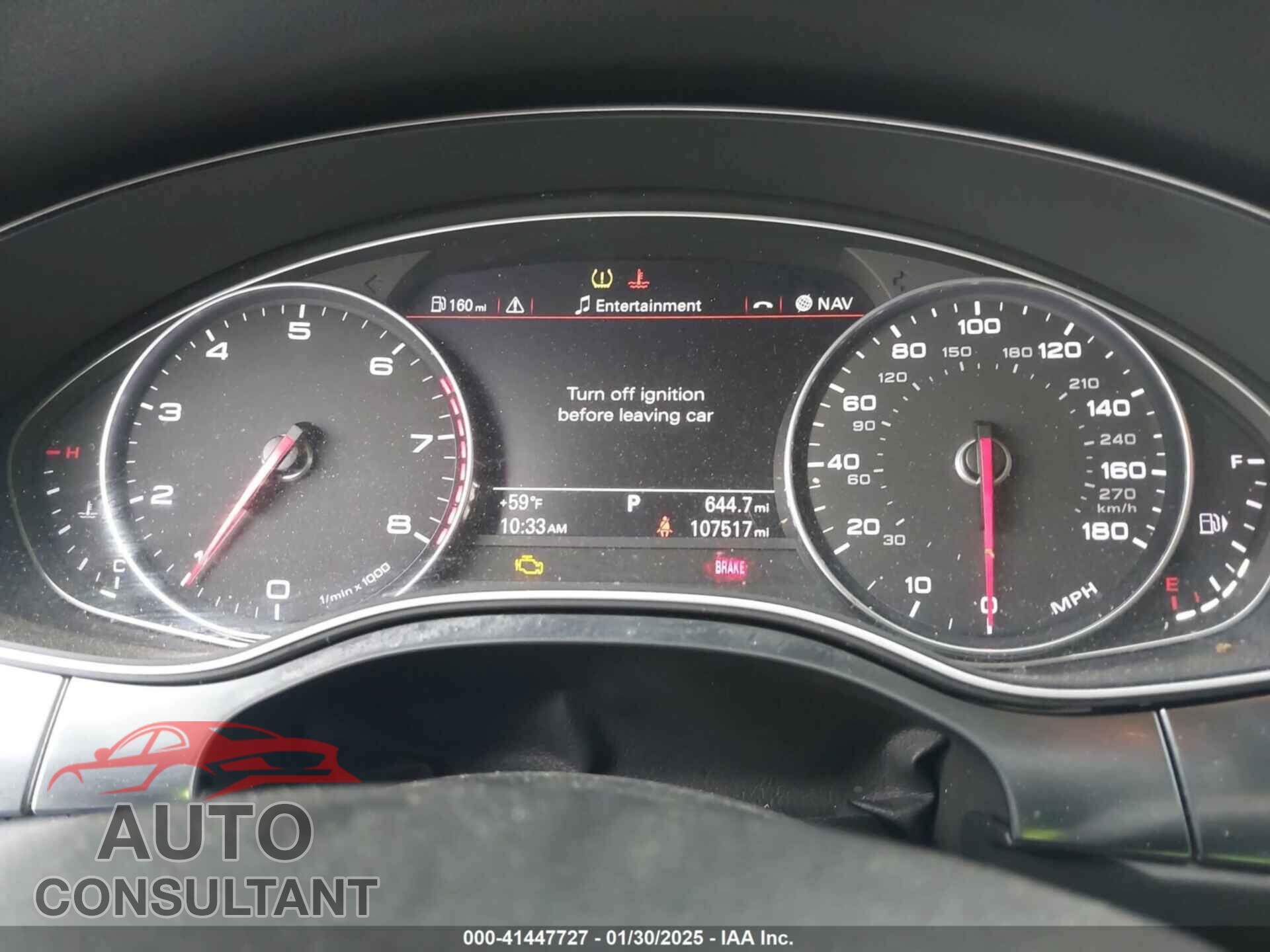 AUDI A7 2013 - WAUYGAFC7DN076830