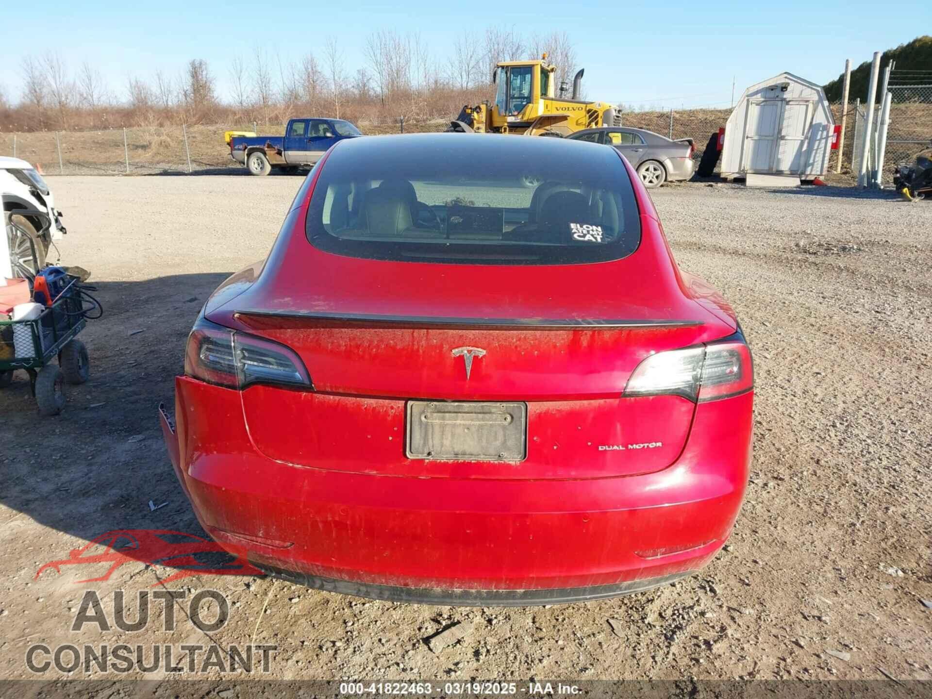 TESLA MODEL 3 2022 - 5YJ3E1EB1NF189751