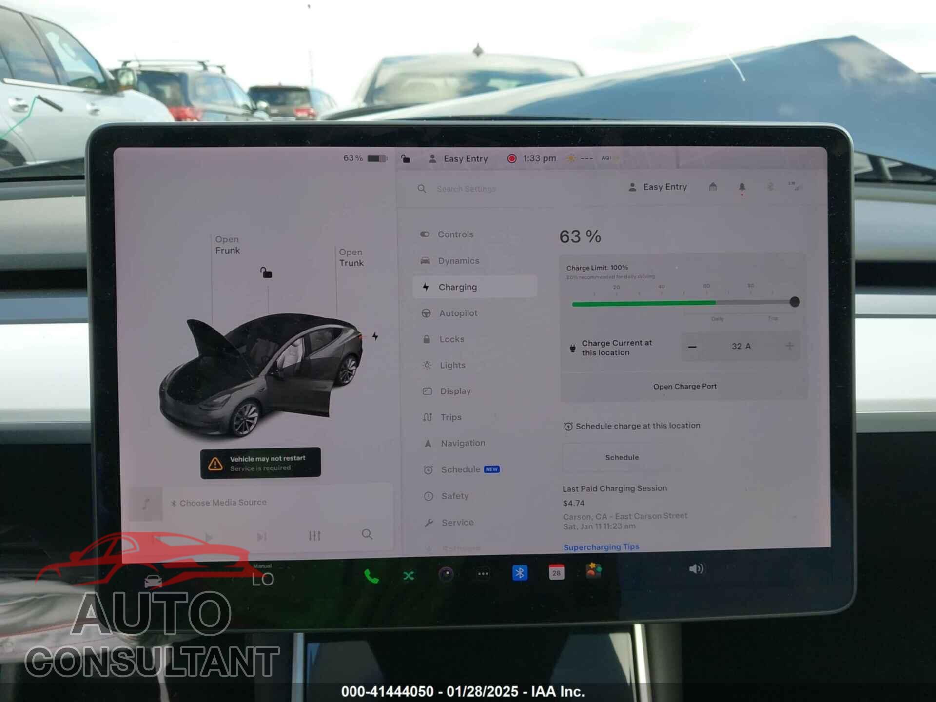 TESLA MODEL 3 2019 - 5YJ3E1EA8KF432023