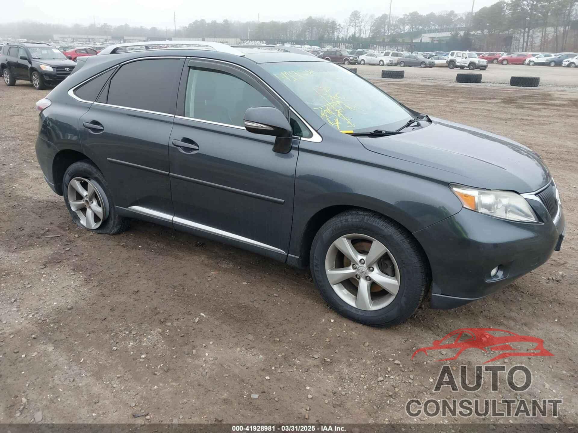 LEXUS RX 350 2010 - 2T2BK1BA0AC075606