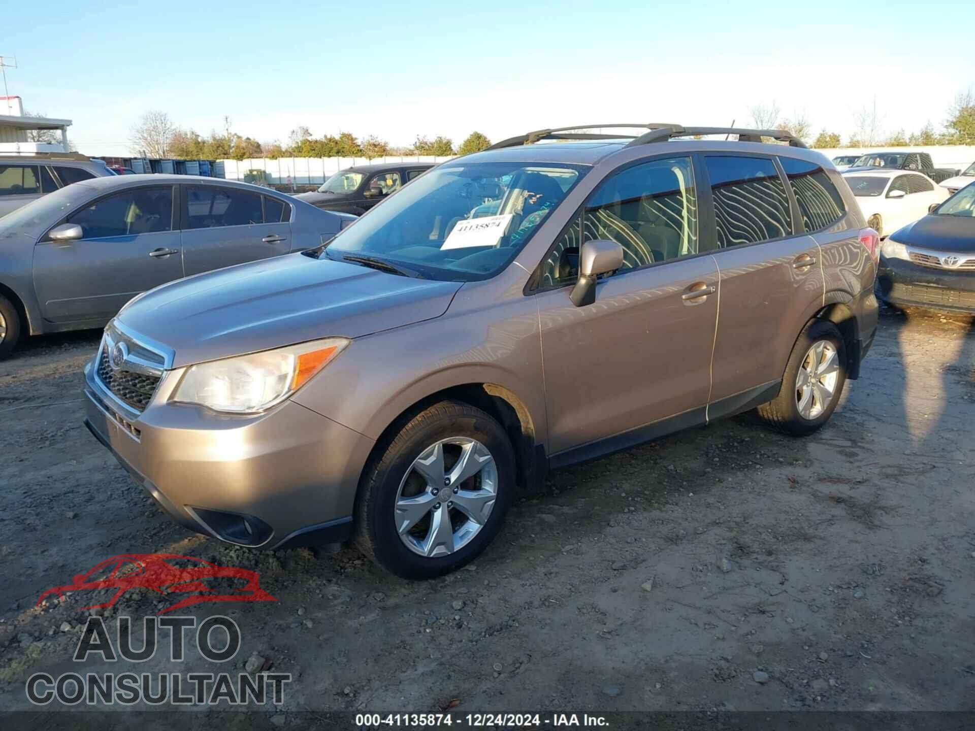 SUBARU FORESTER 2014 - JF2SJAEC8EH478496