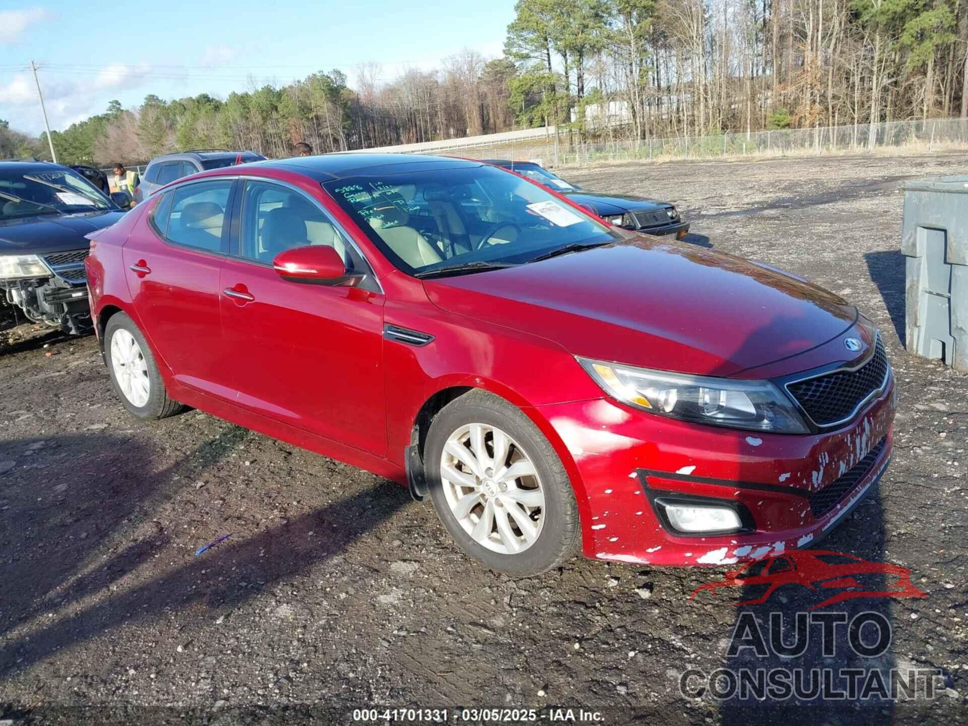 KIA OPTIMA 2015 - 5XXGN4A75FG364506