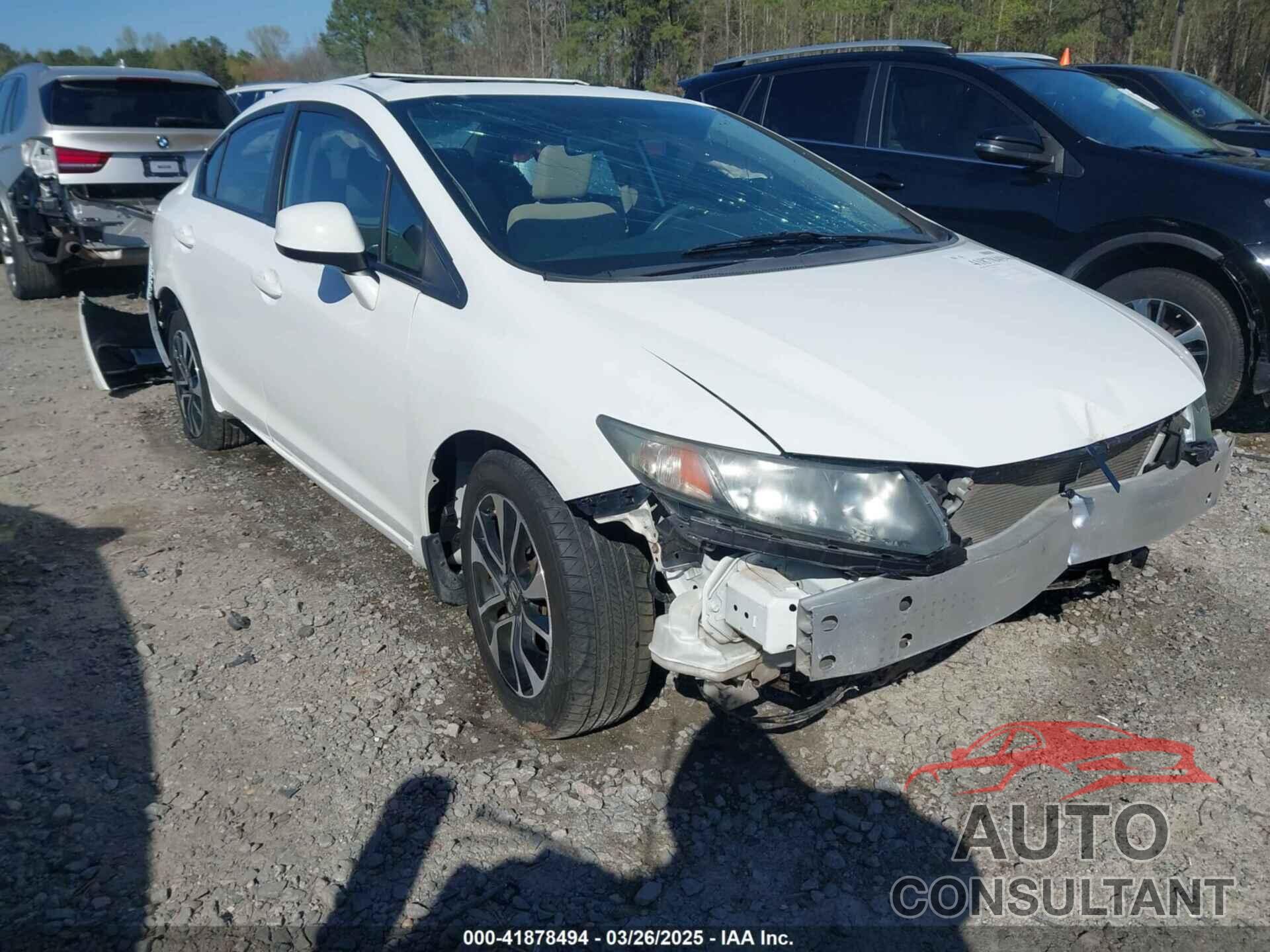 HONDA CIVIC 2013 - 19XFB2F84DE021573