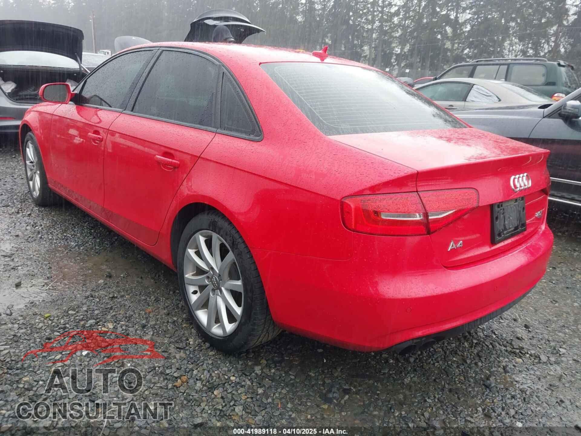 AUDI A4 2013 - WAUKFAFL8DN022686