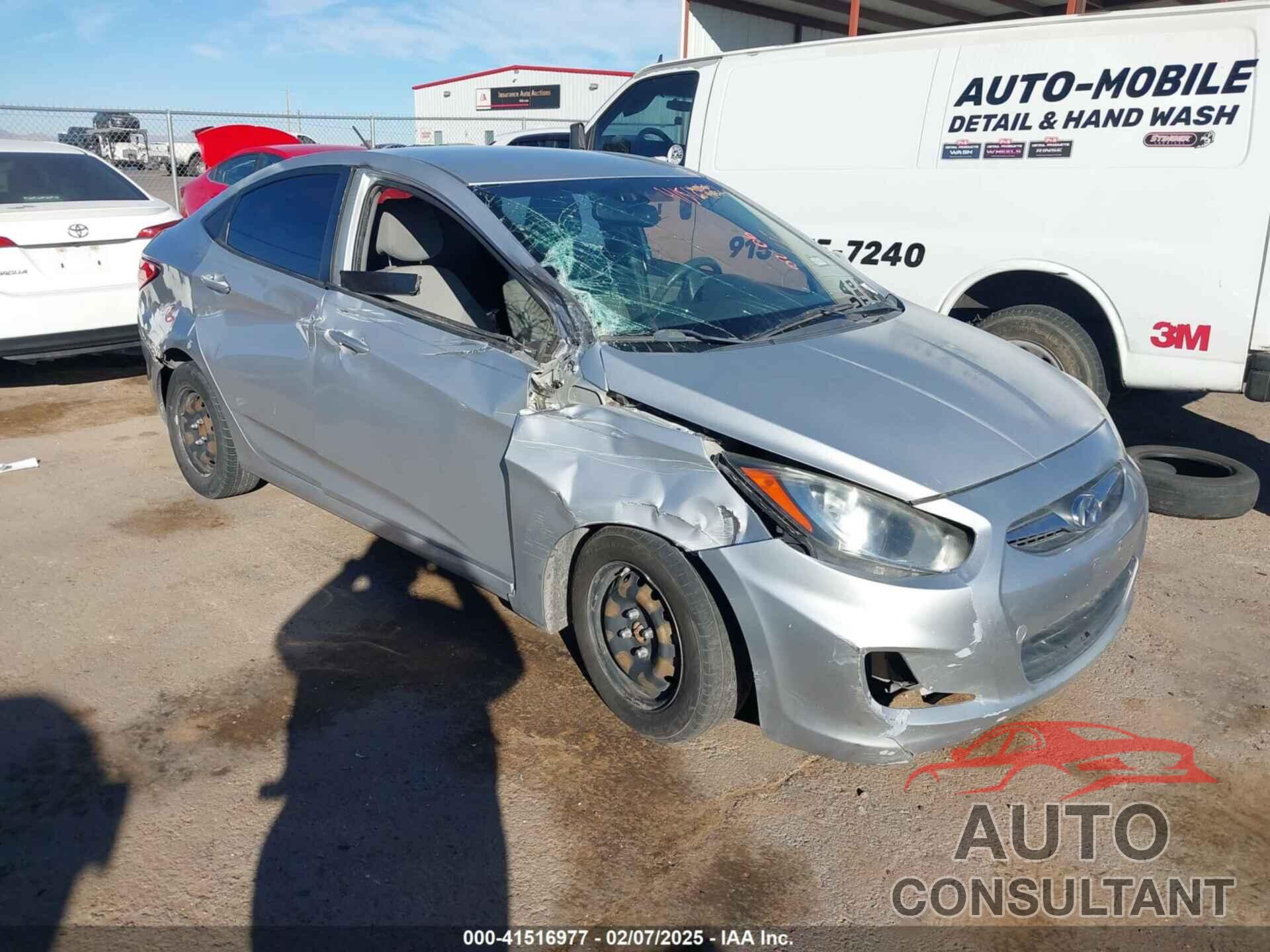 HYUNDAI ACCENT 2012 - KMHCT4AEXCU224018