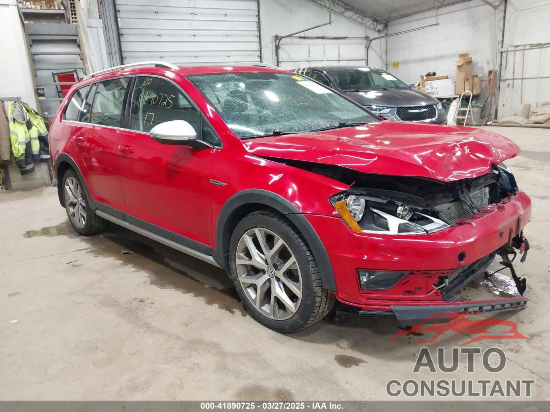 VOLKSWAGEN GOLF ALLTRACK 2017 - 3VWH17AUXHM523722