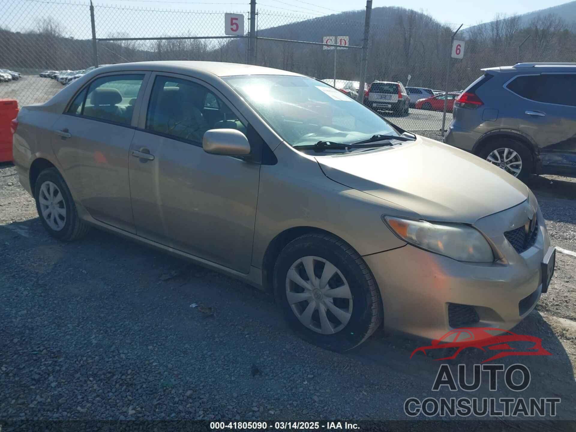 TOYOTA COROLLA 2009 - 1NXBU40E99Z088368
