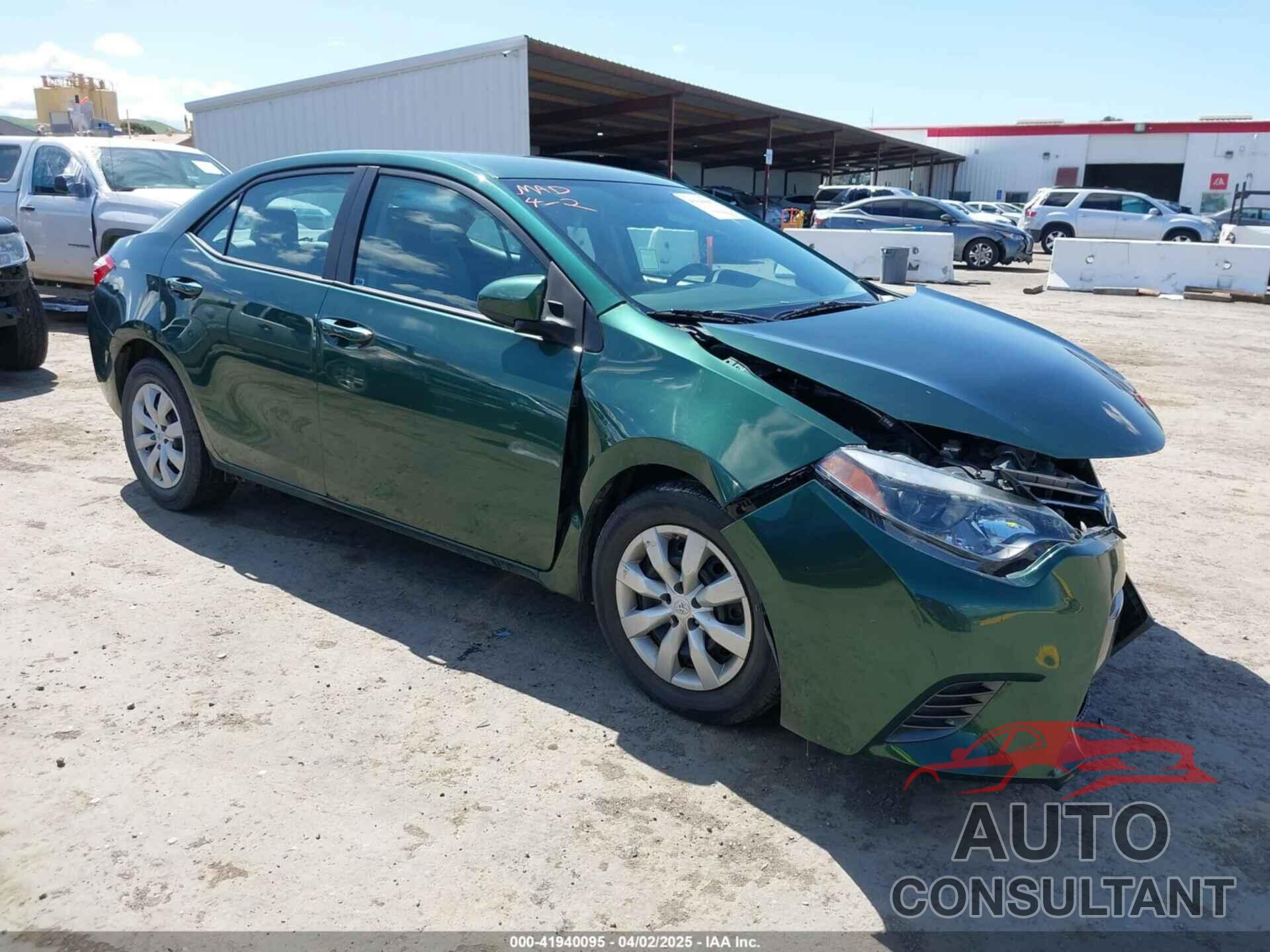 TOYOTA COROLLA 2016 - 2T1BURHE8GC639986