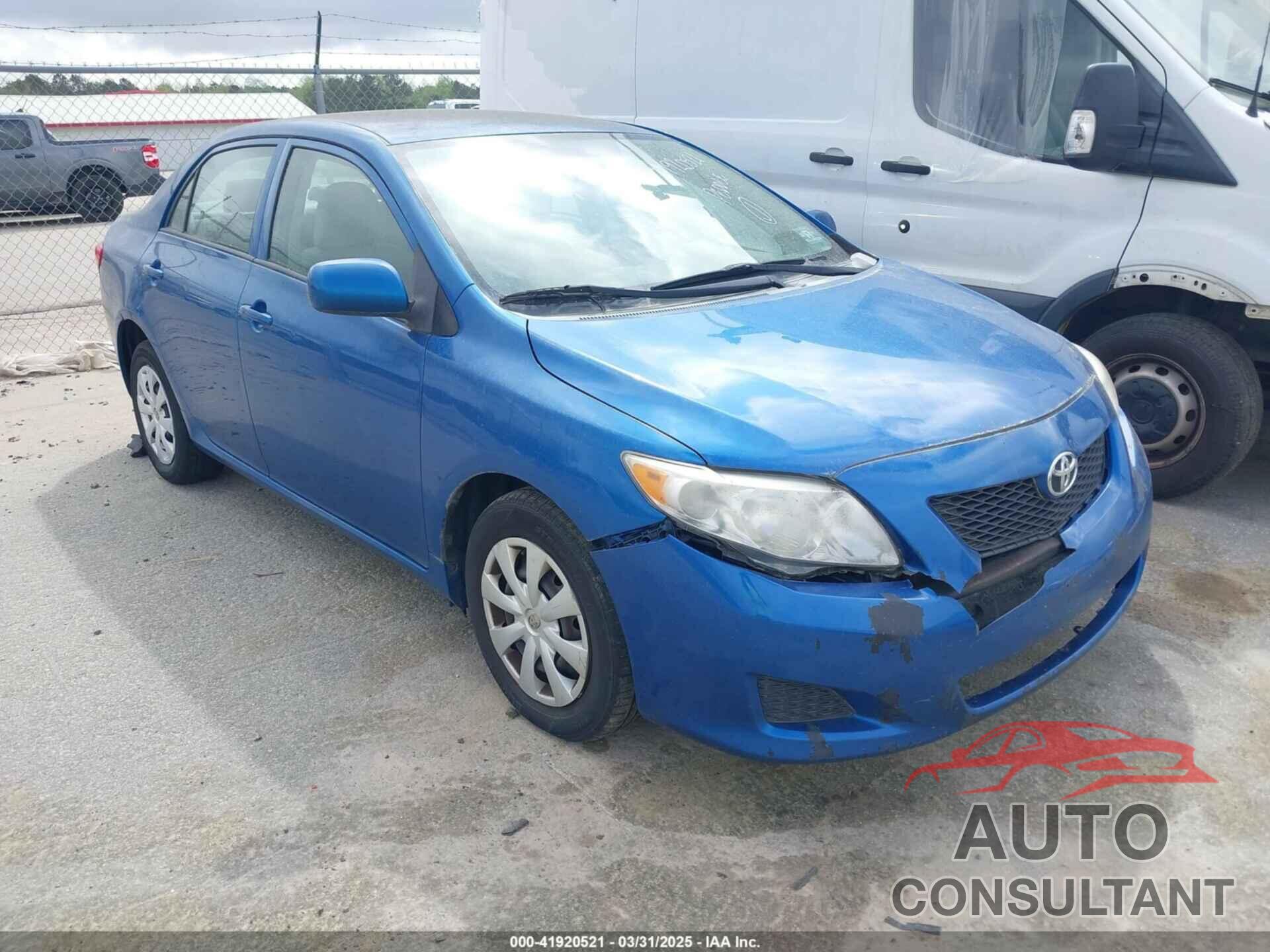 TOYOTA COROLLA 2010 - 2T1BU4EE7AC293041